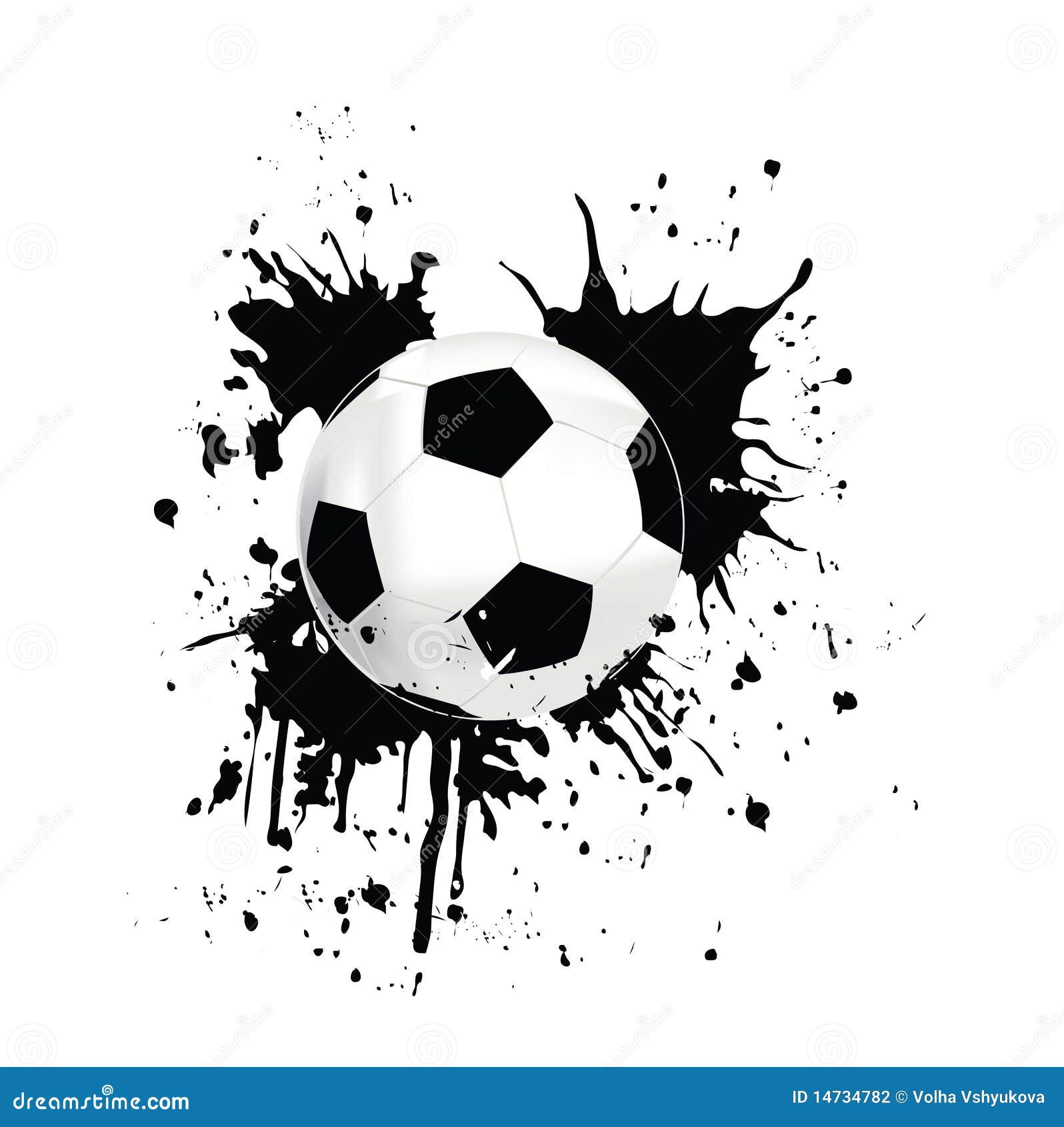 Picture of a soccer stock vector. Illustration of internet - 14734782