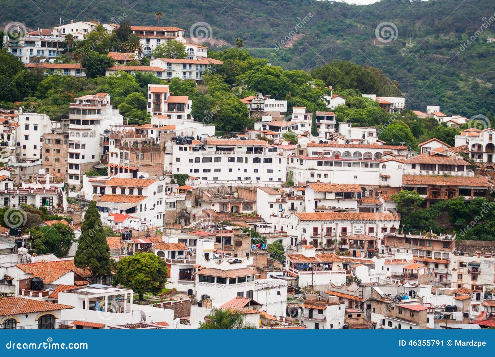 picture of taxco, guerrero a colorful town in mexico.