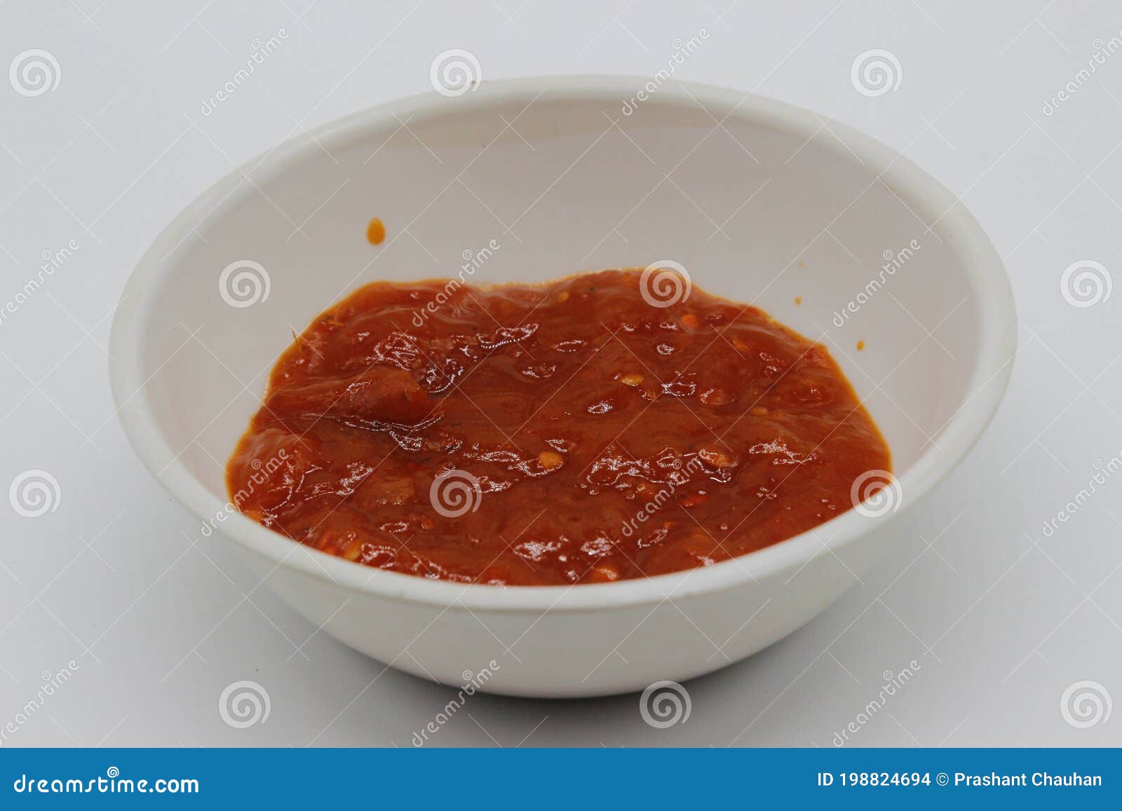A Picture of Tomato Sauce in Bowl Stock Photo Image of homemade