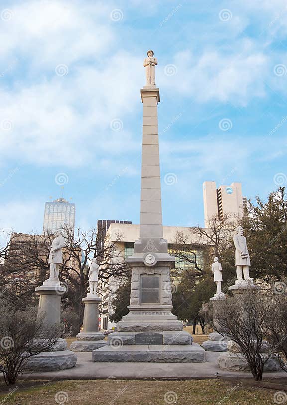 The Confederate War Memorial in Dallas, Texas Editorial Image Image