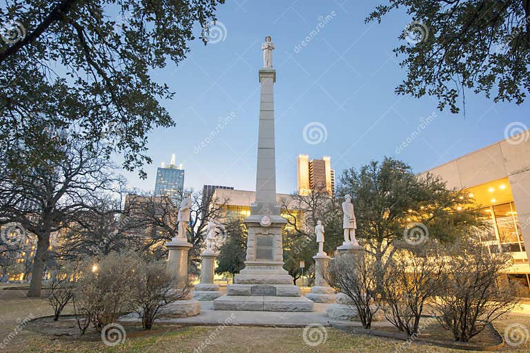 The Confederate War Memorial in Dallas, Texas Editorial Image Image