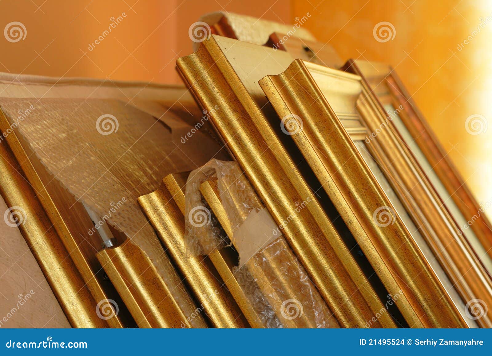 Pictures Frames in the Gallery Store Stock Photo Image of design, collection 21495524