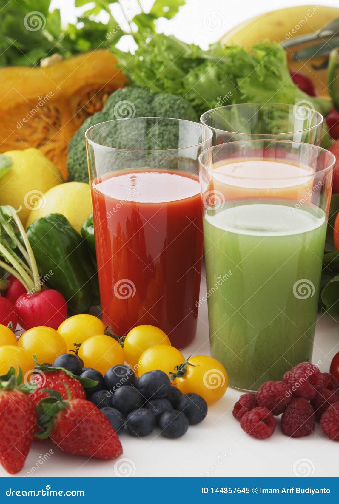 Pictures of Fresh Fruit and Vegetable Drinks Stock Image Image of