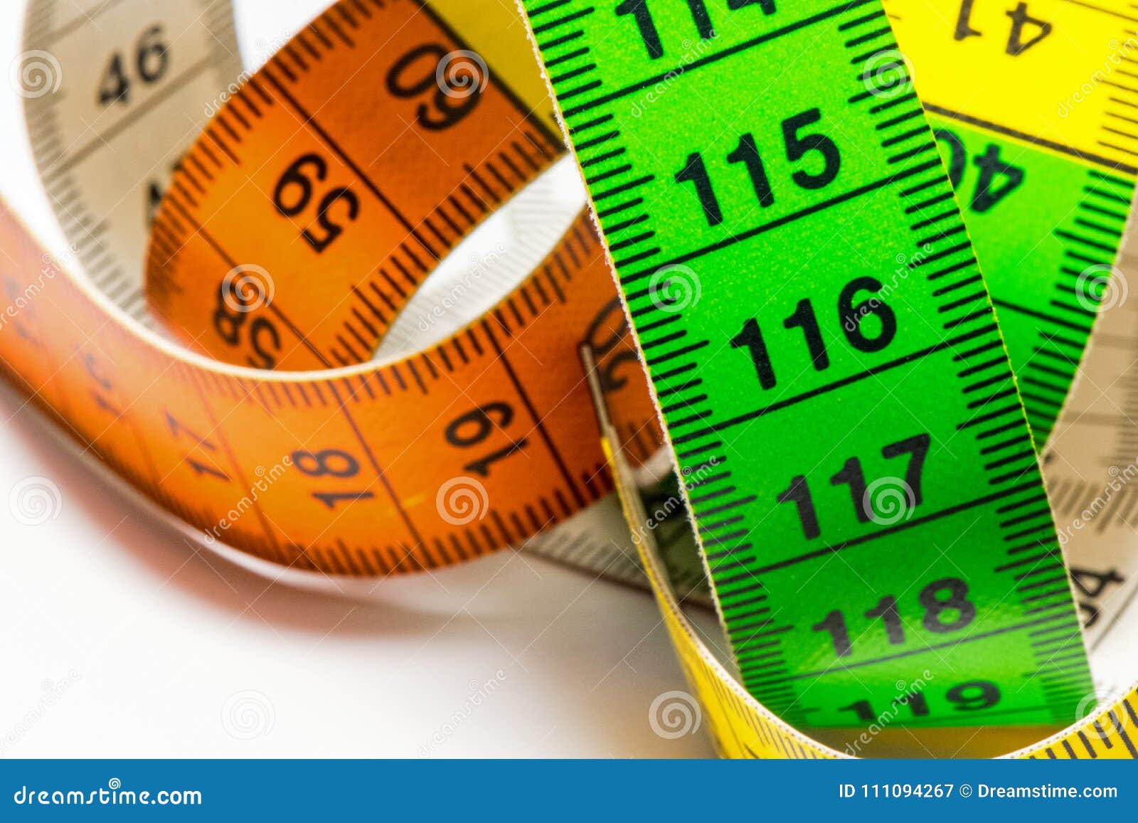A Tape Measure As Used by People Who Make Their Own Clothes. Stock Image -  Image of clothes, beautiful: 111094191