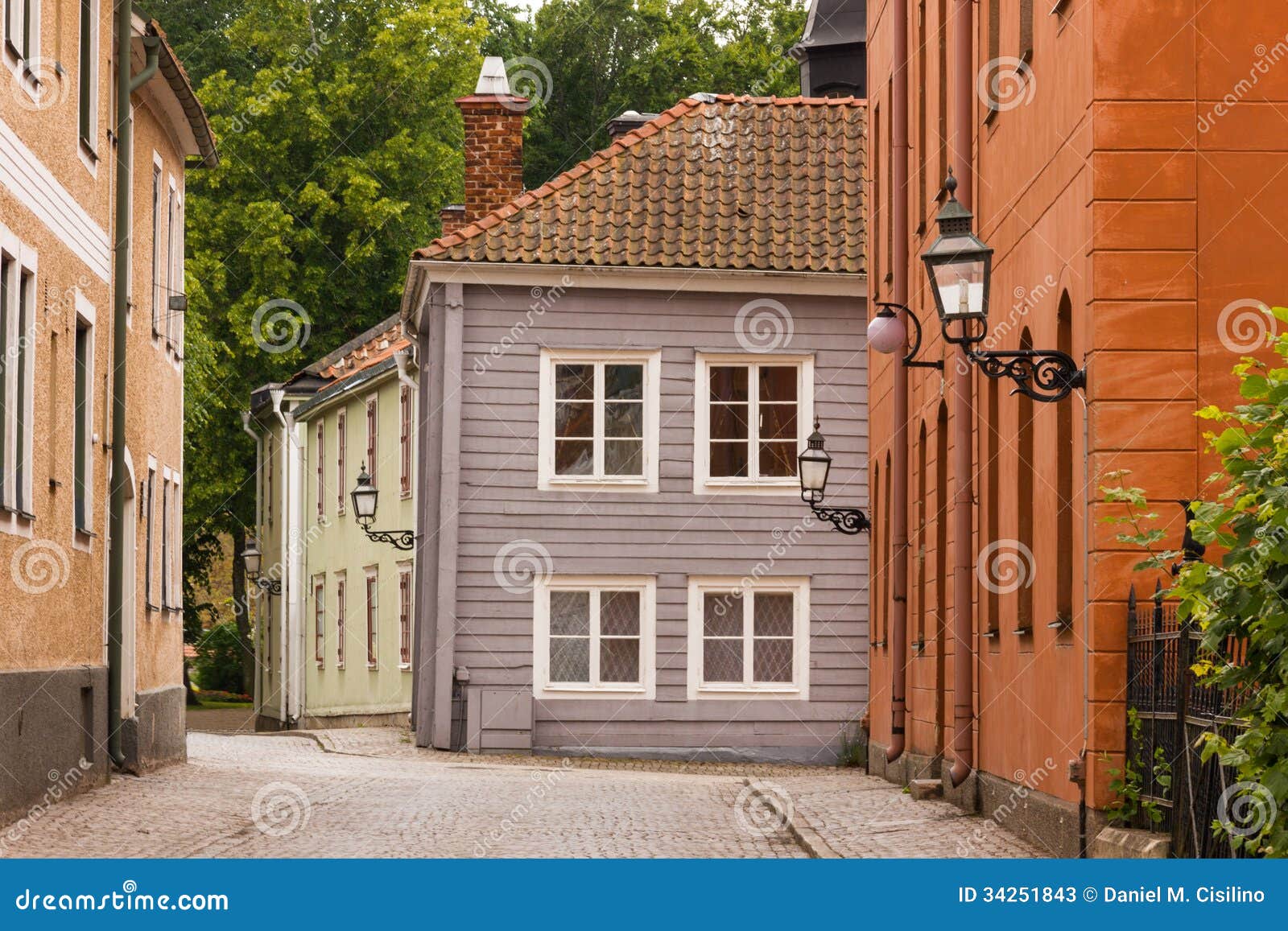 picturesque corner. vadstena. sweden