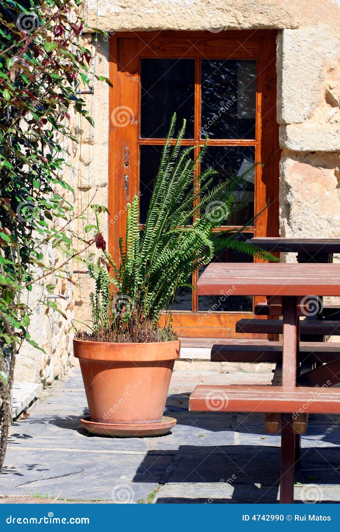 picturesque countryside porch