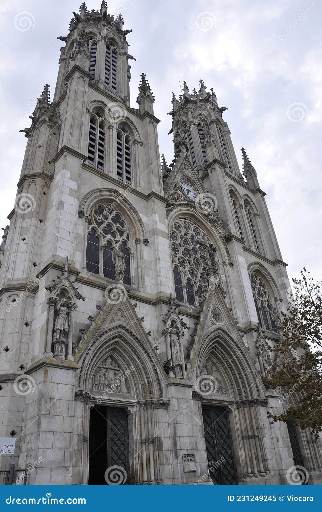 Eglise Saint Leon Church Building from Nancy City in Lorraine Region of ...