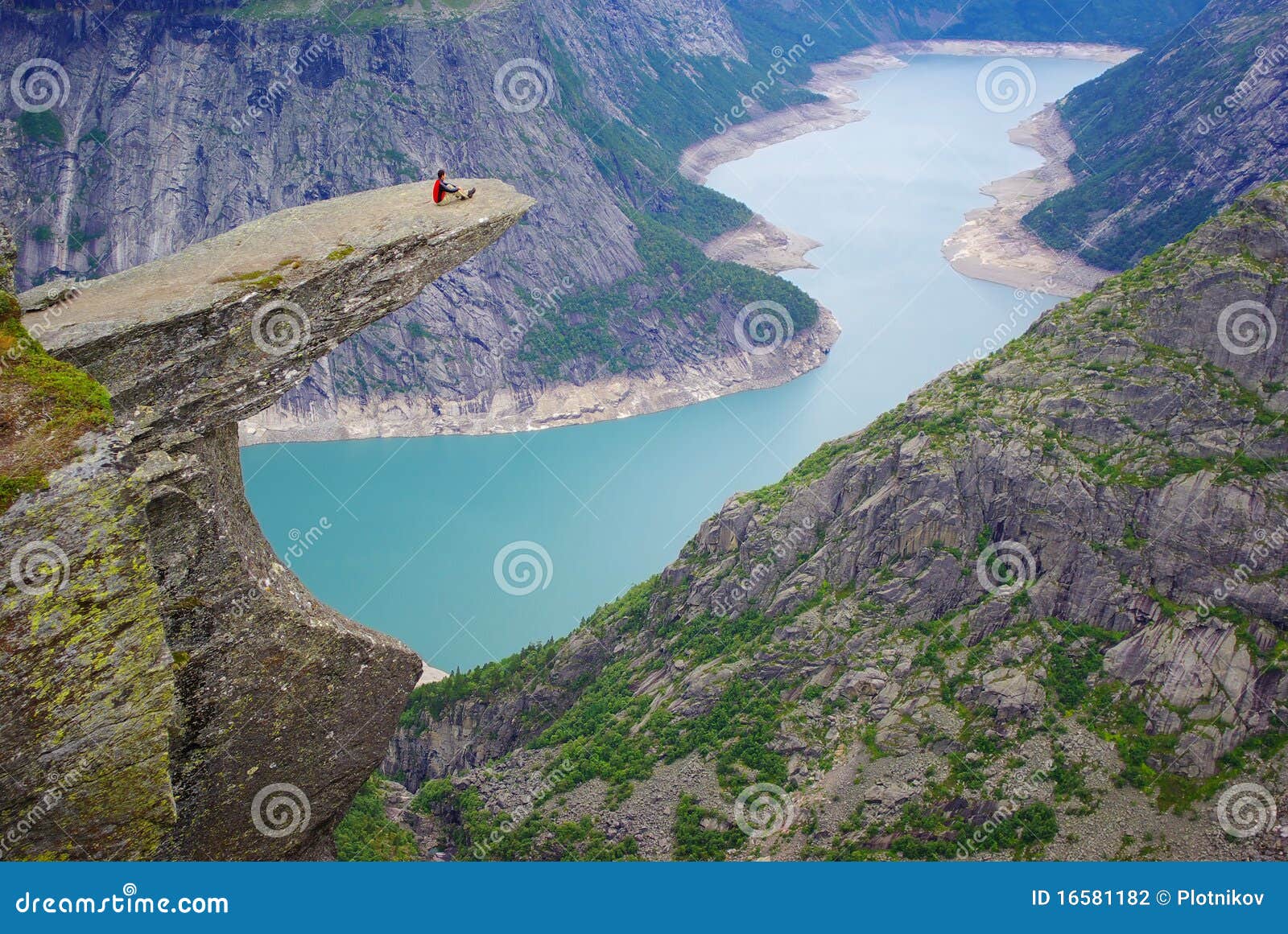 Picturesque Norway Landscape.Trolltunga Stock Photography ...