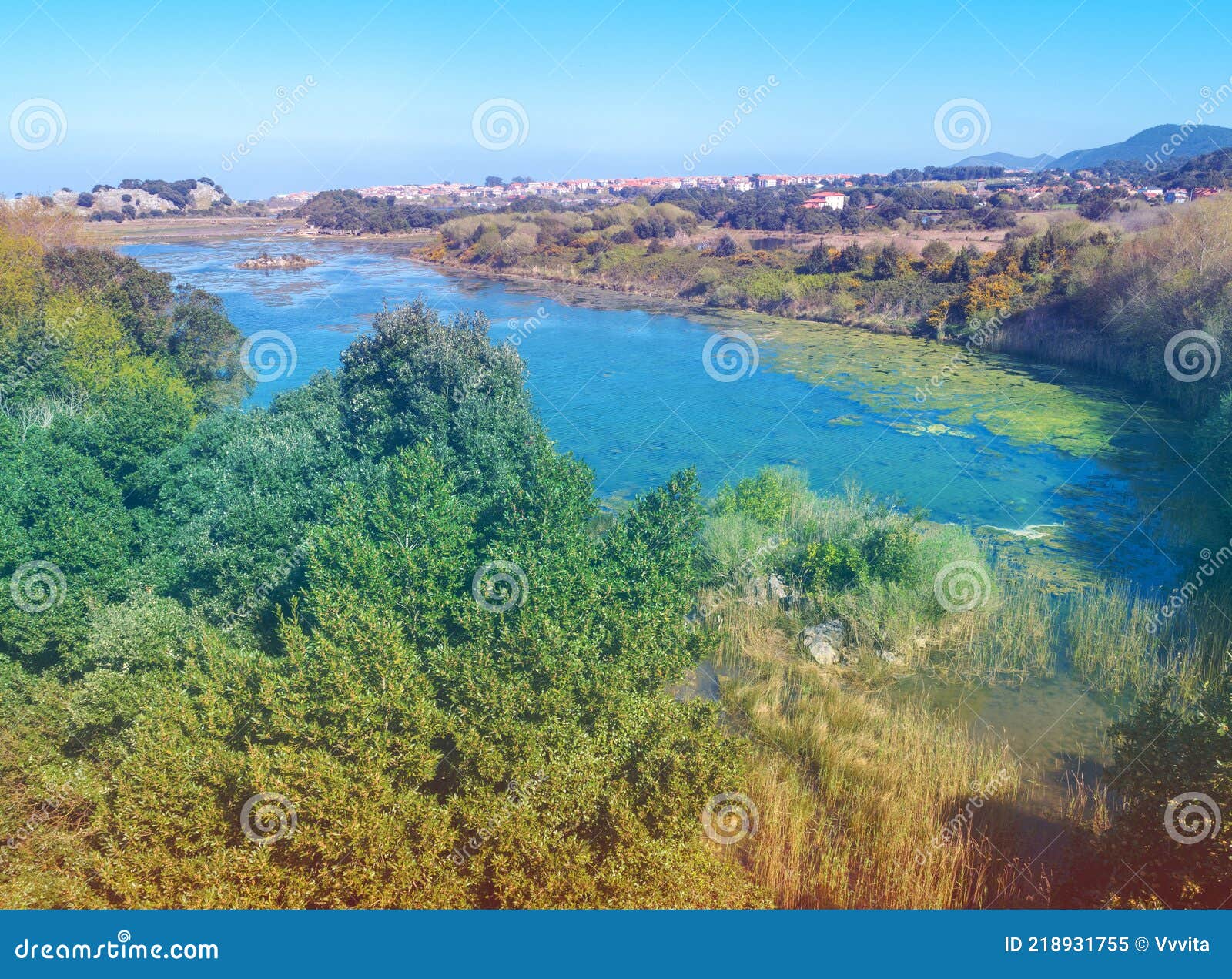 natural resources marisma de joyel. cantabria, spain, europe