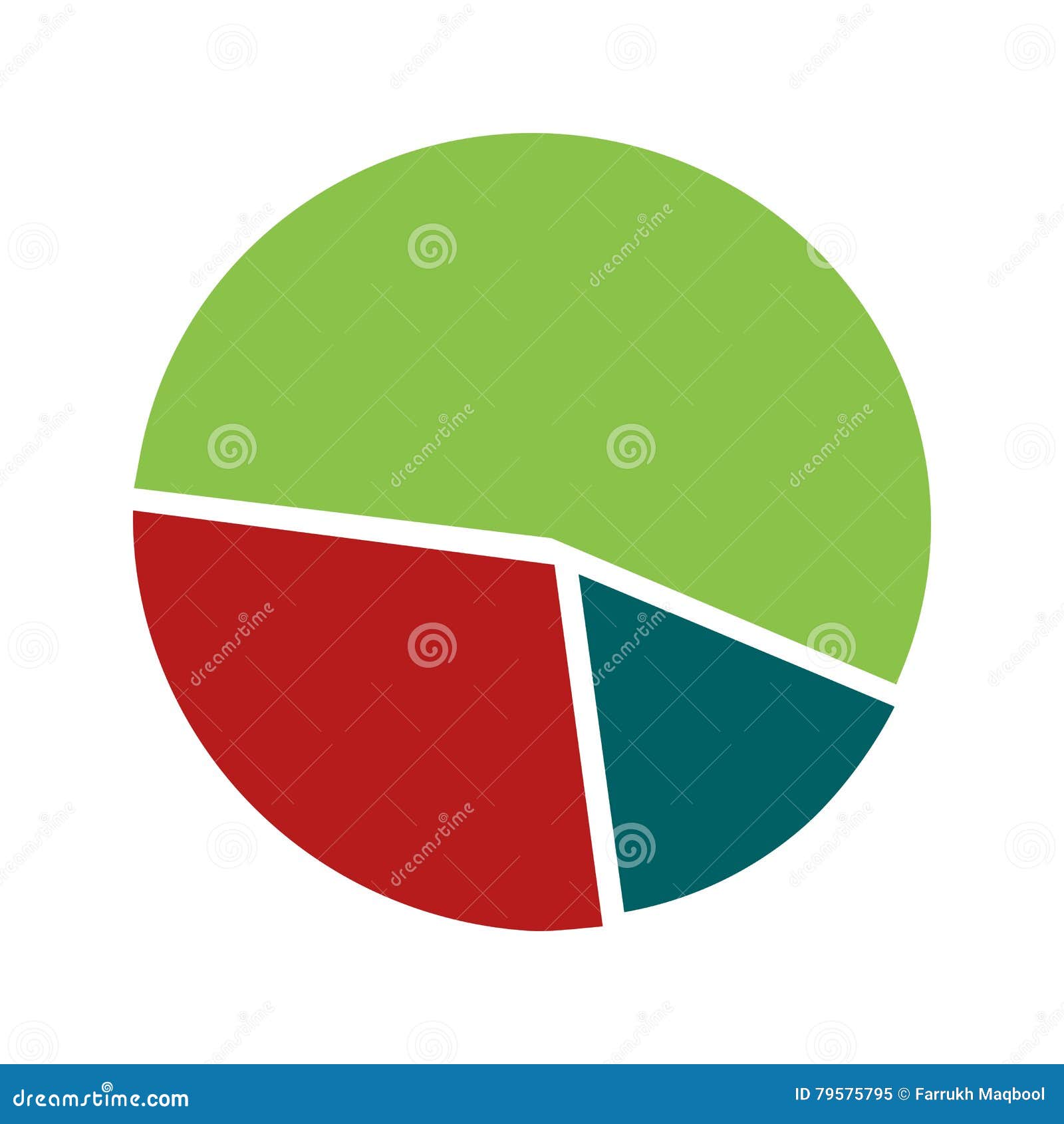 Pie Chart Analysis stock vector. Illustration of chart 79575795