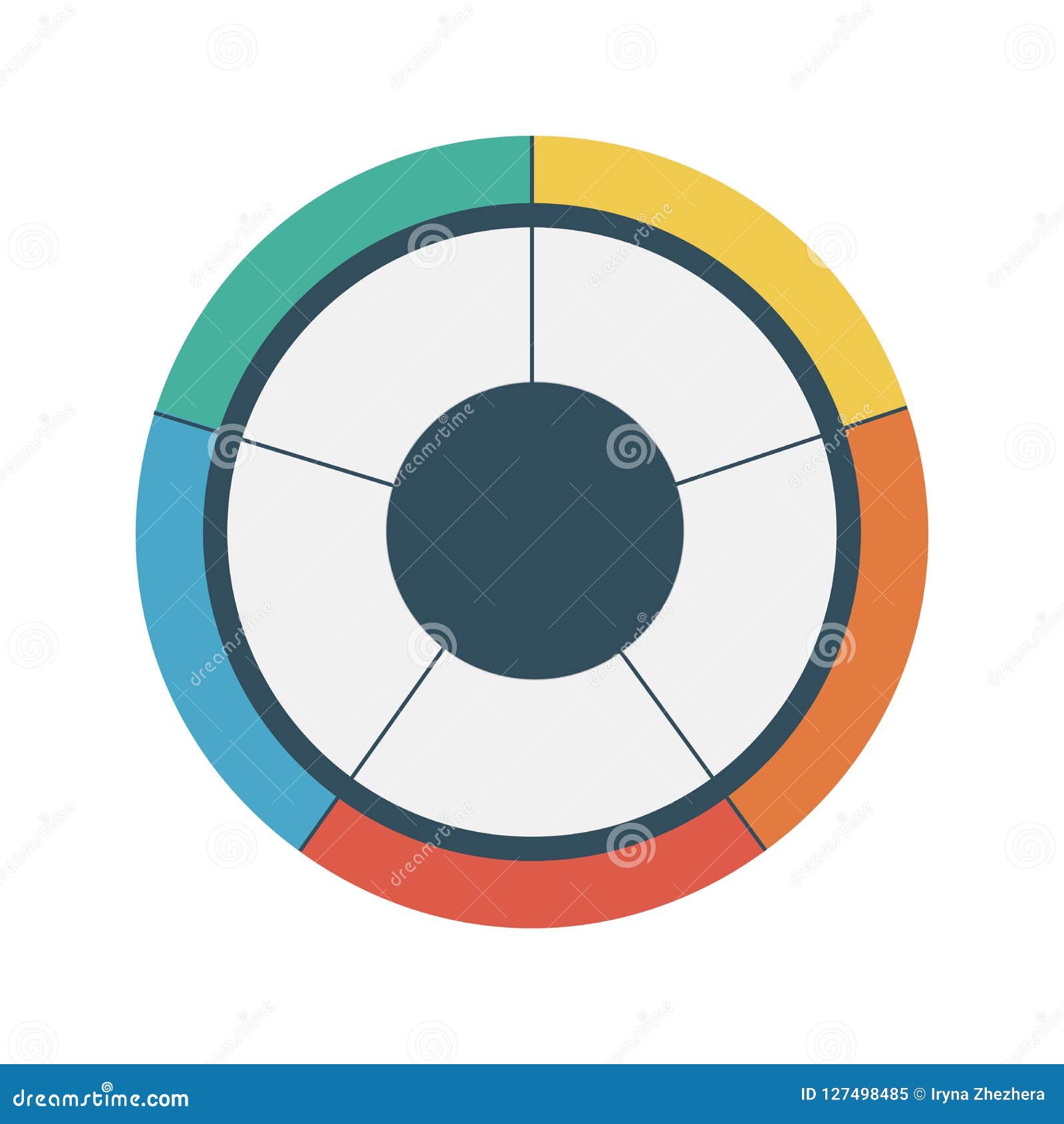 5 Section Pie Chart