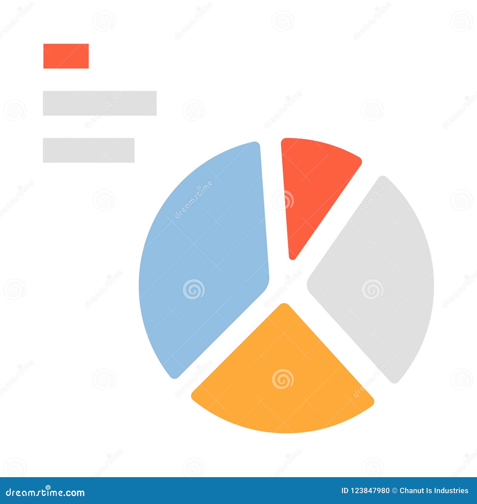 Pie Chart Vector