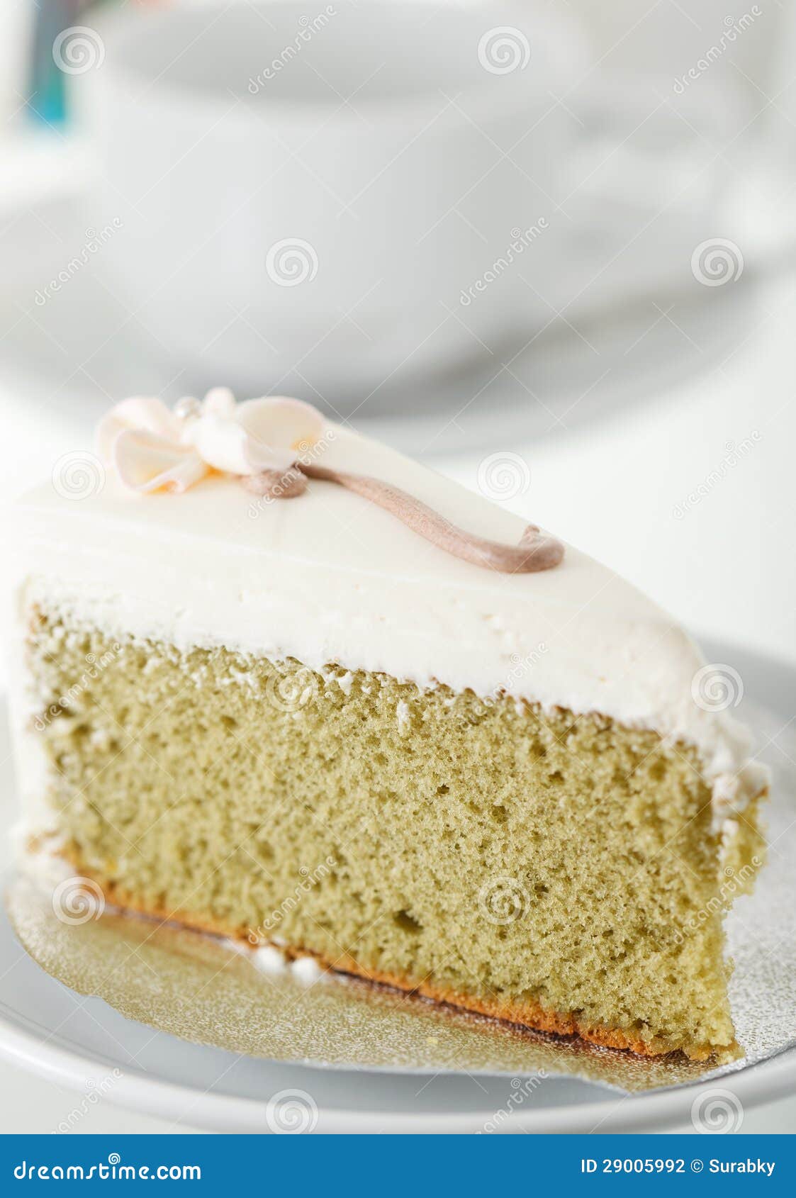 Piece of Cake and Coffee Cup Stock Photo Image of creamy, bakery