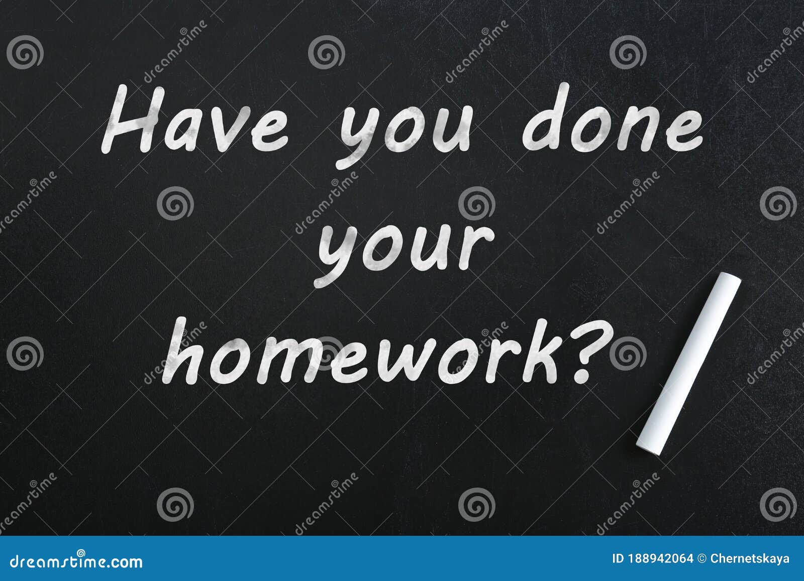 have you done your homework artinya