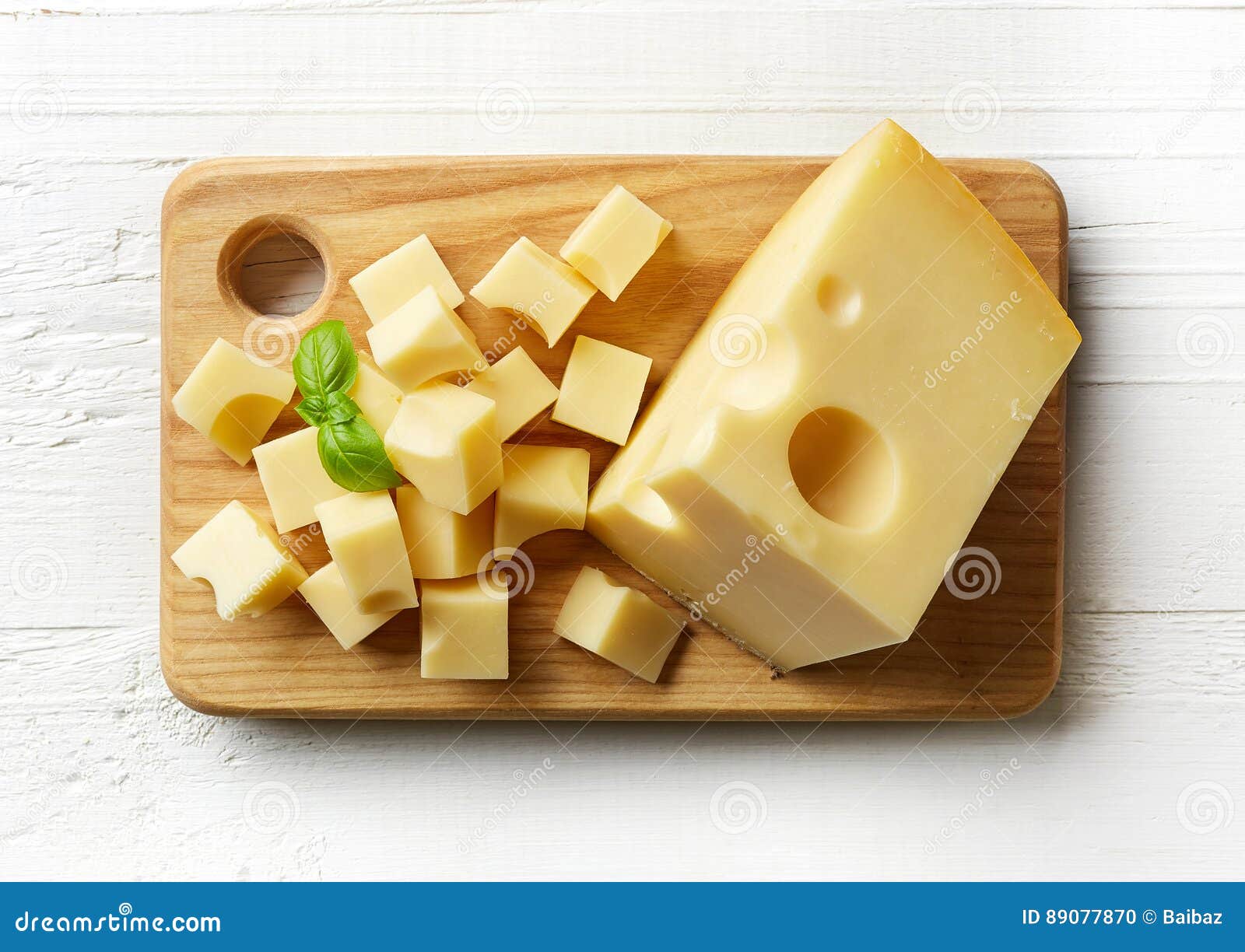Piece and Cubes of Swiss Cheese Stock Photo Image of cheese, gourmet