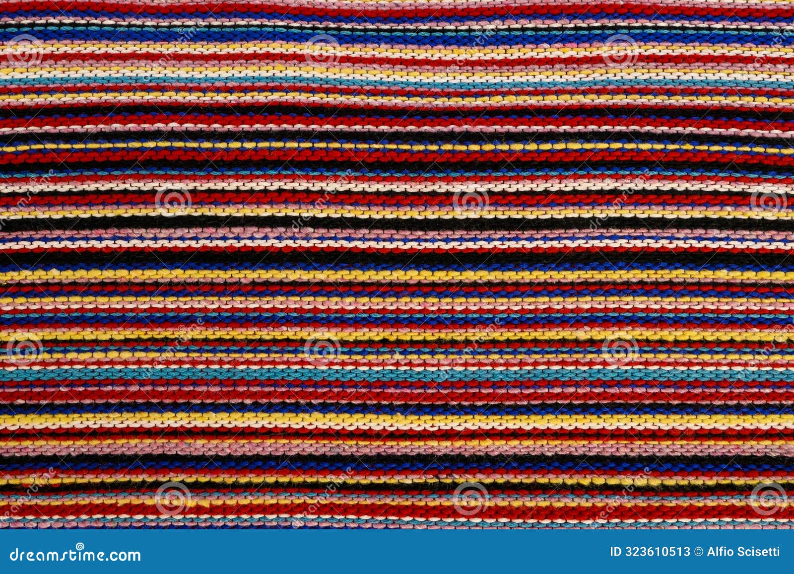 piece of knitted blanket