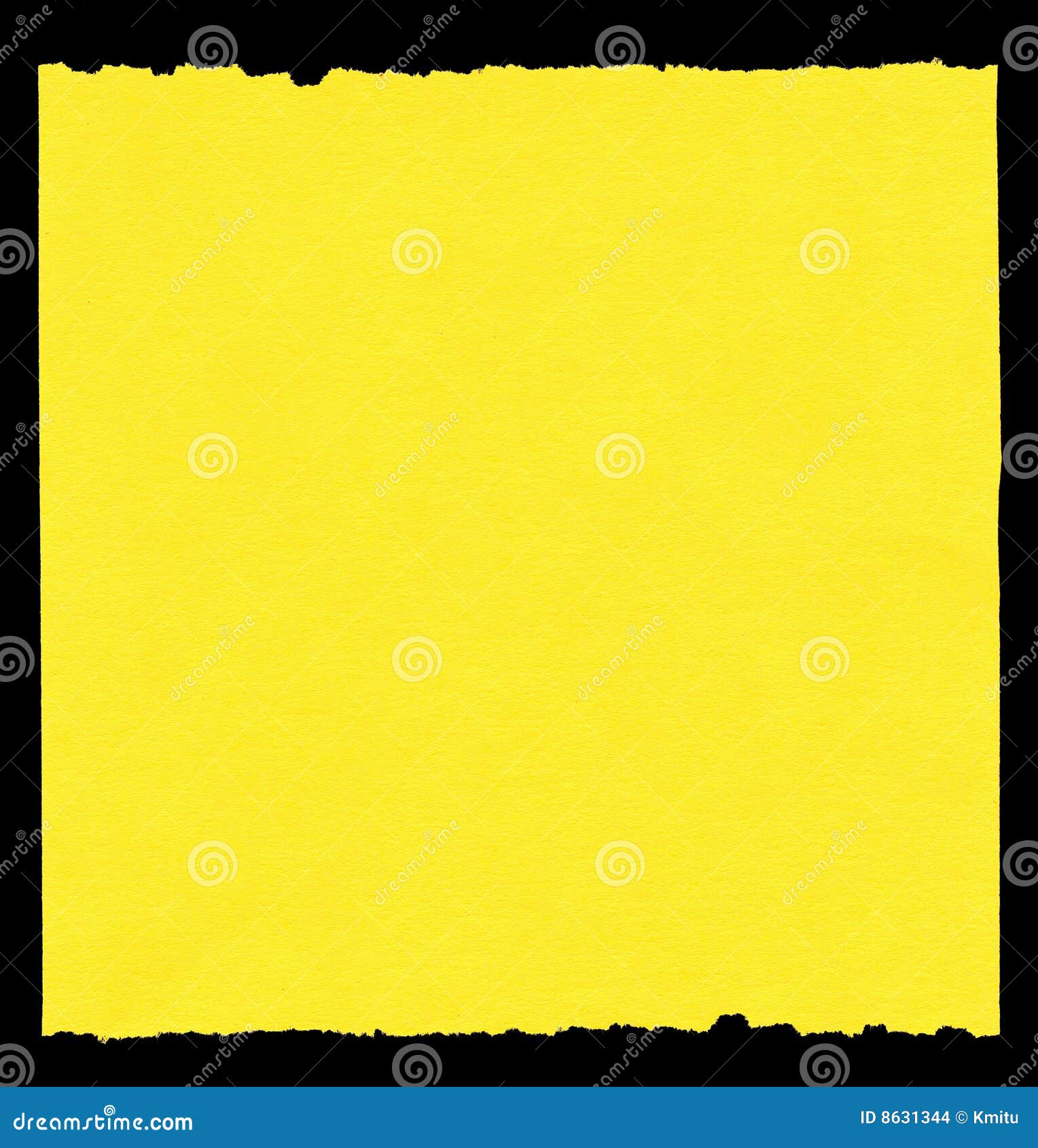 Piece of yellow paper stock illustration. Illustration of paper 8631344