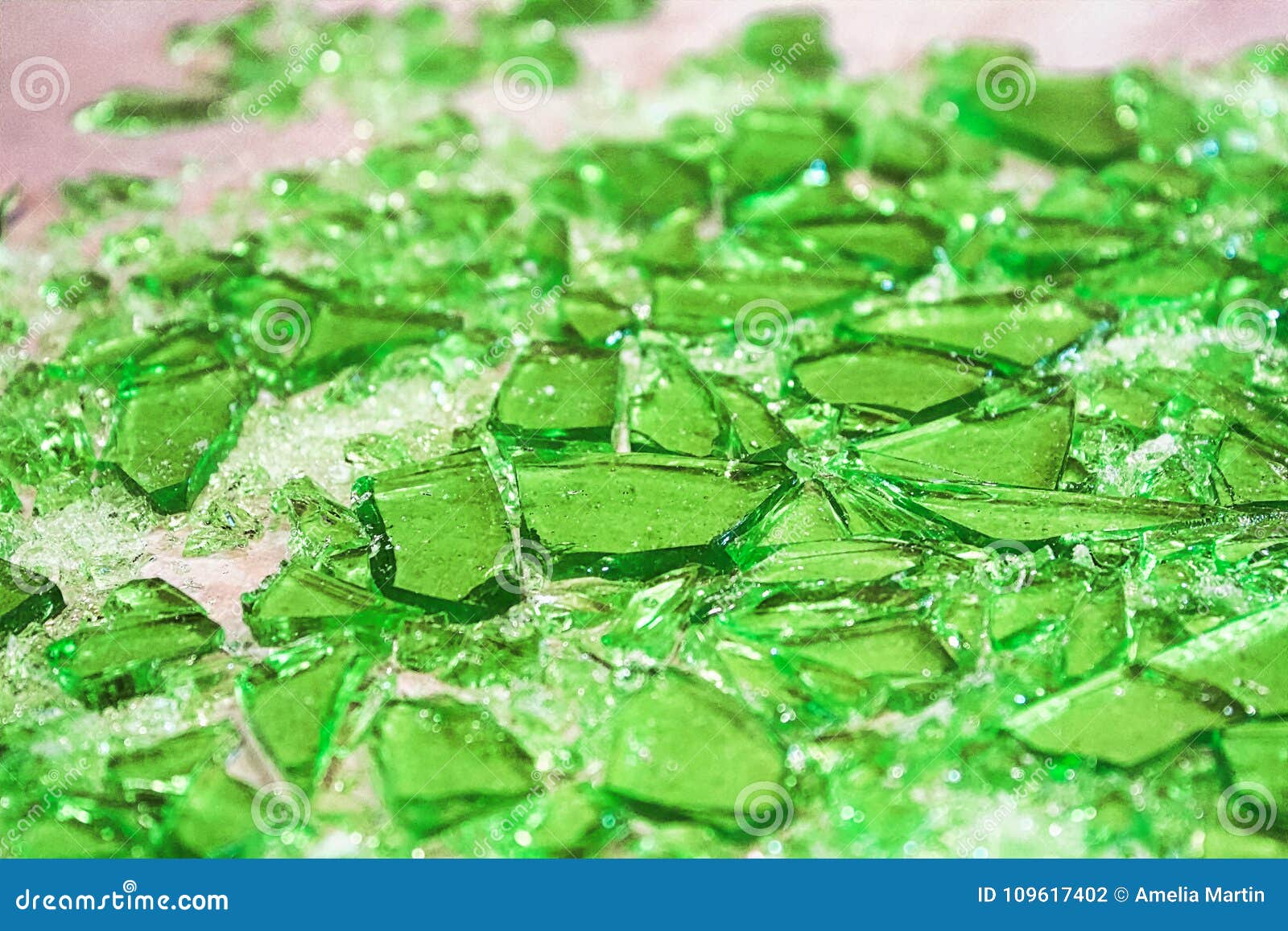 Pieces of Broken Candy Glass Ready for Eating Stock Photo Image of