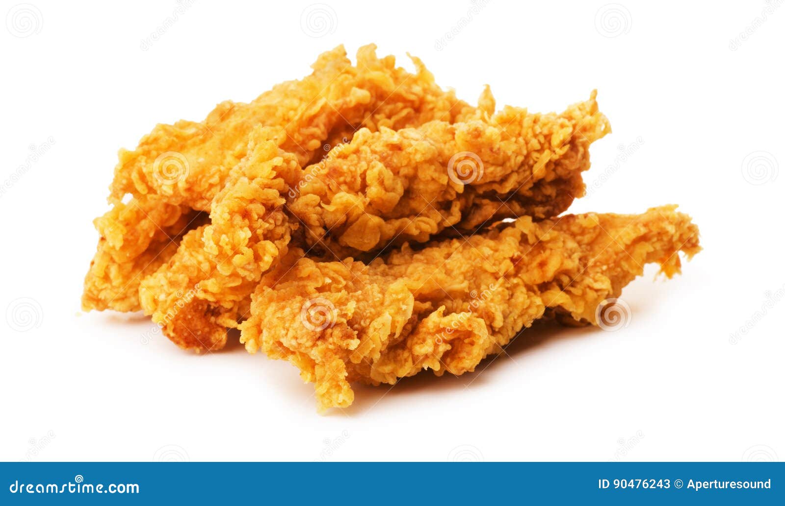 Pieces of Crispy Breaded Fried Chicken Stock Image Image of ketchup