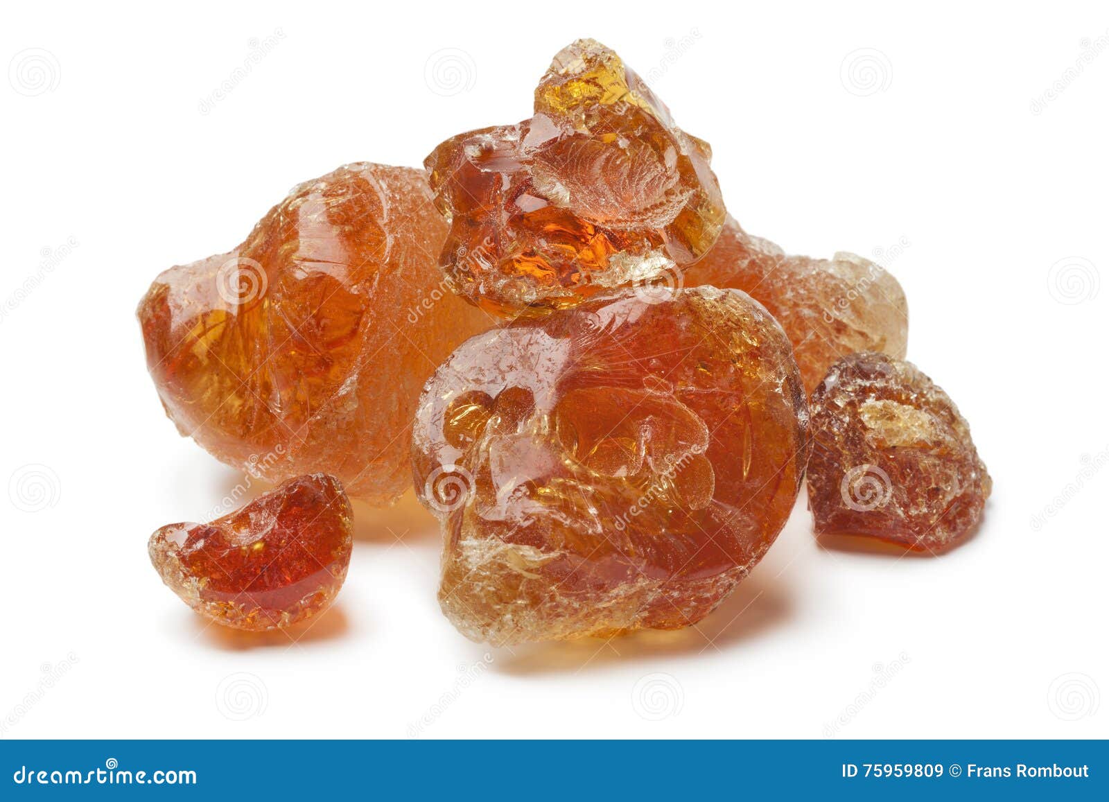 Pieces of Gum arabic stock image. Image of tree, additive 75959809