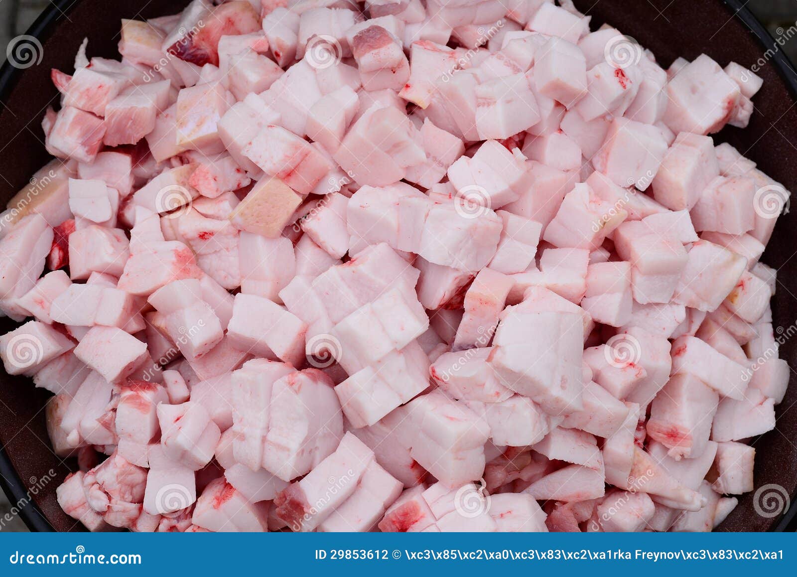 Lard stock photo. Image of food, cholesterol, shkvarki 29853612