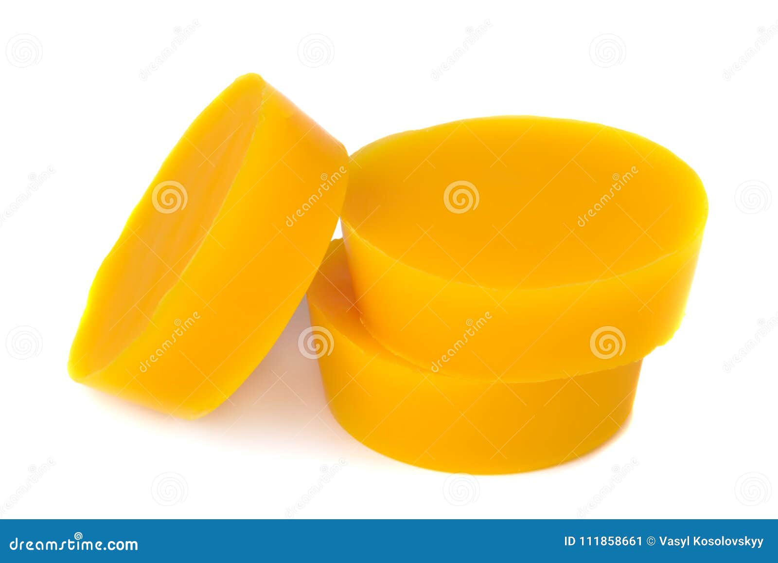 pieces of natural beeswax are  on a white background. beekeeping products. apitherapy.