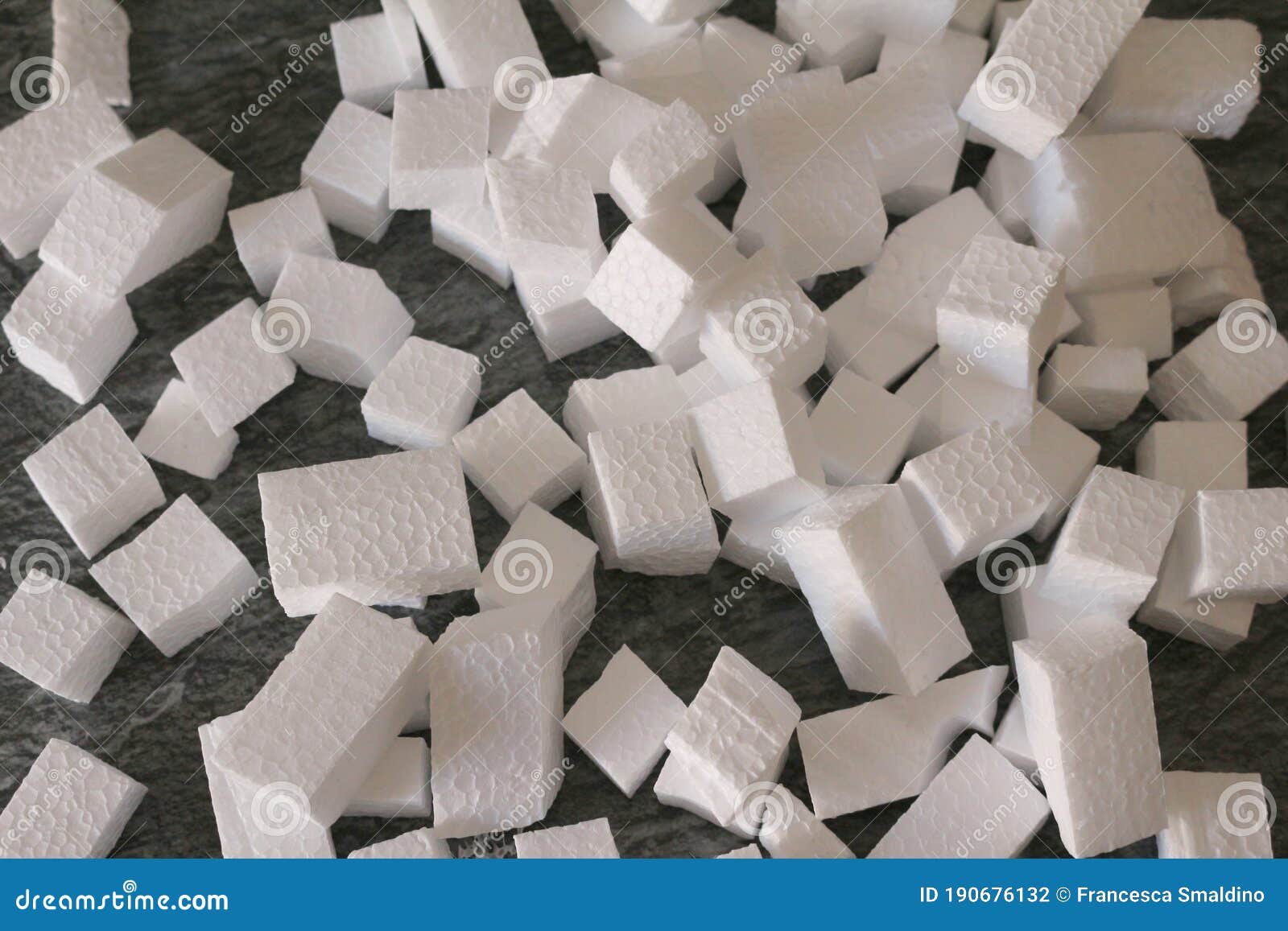Pieces of Polystyrene for Packaging Stock Photo Image of abstract