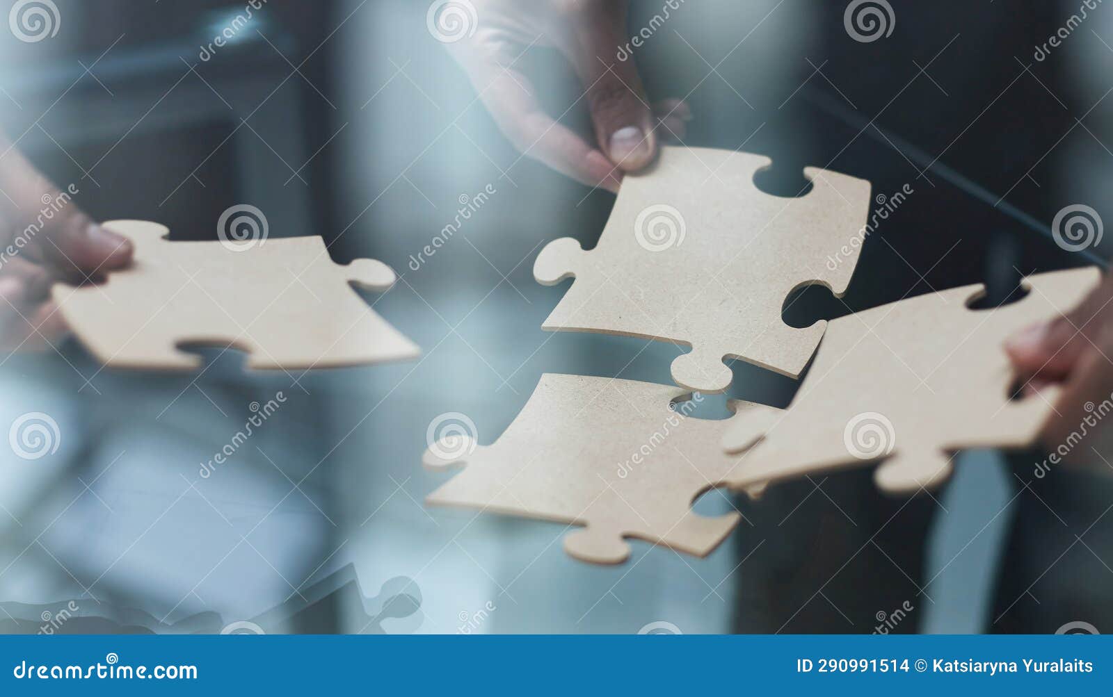 Pieces of a White Puzzle, a Joint Way To Solve a Problem, Find a Way