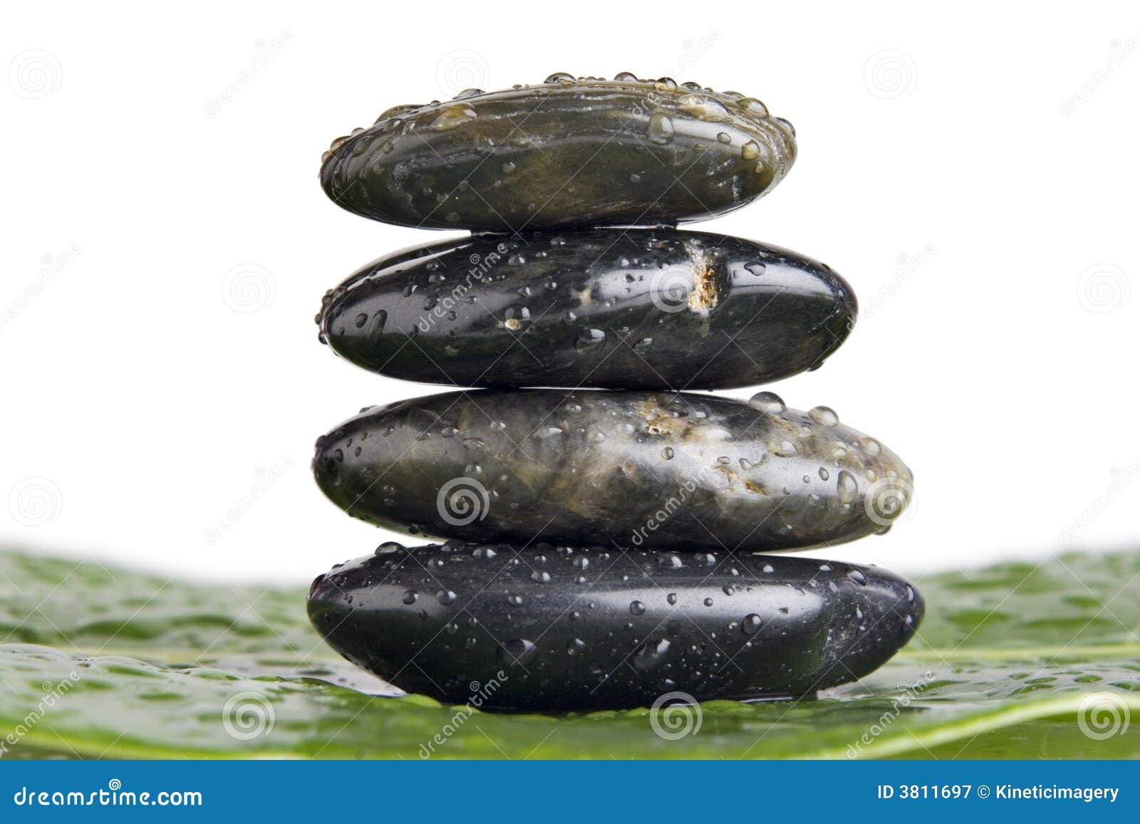 Piedras De La Terapia De Lastone Imagen de archivo - Imagen de hoja