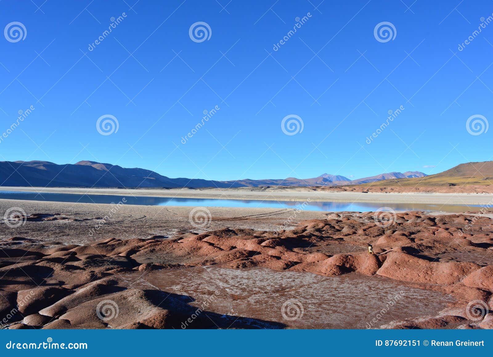 piedras rojas of atacama desert, in chile