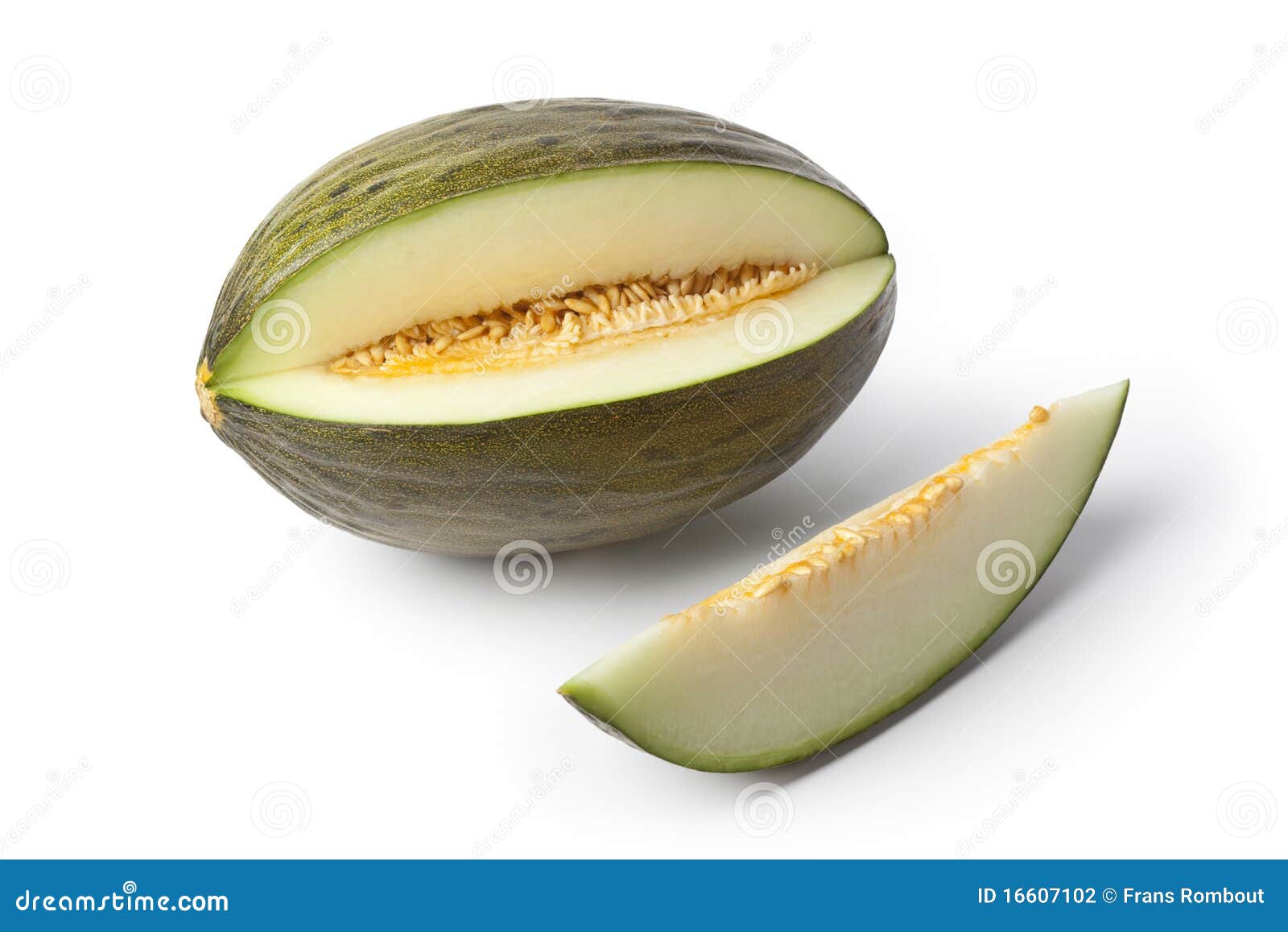 piel de sapo melon and a slice