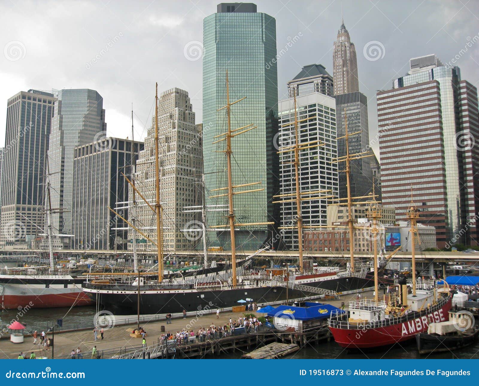 Pier 17 New York editorial stock photo. Image of buildings 