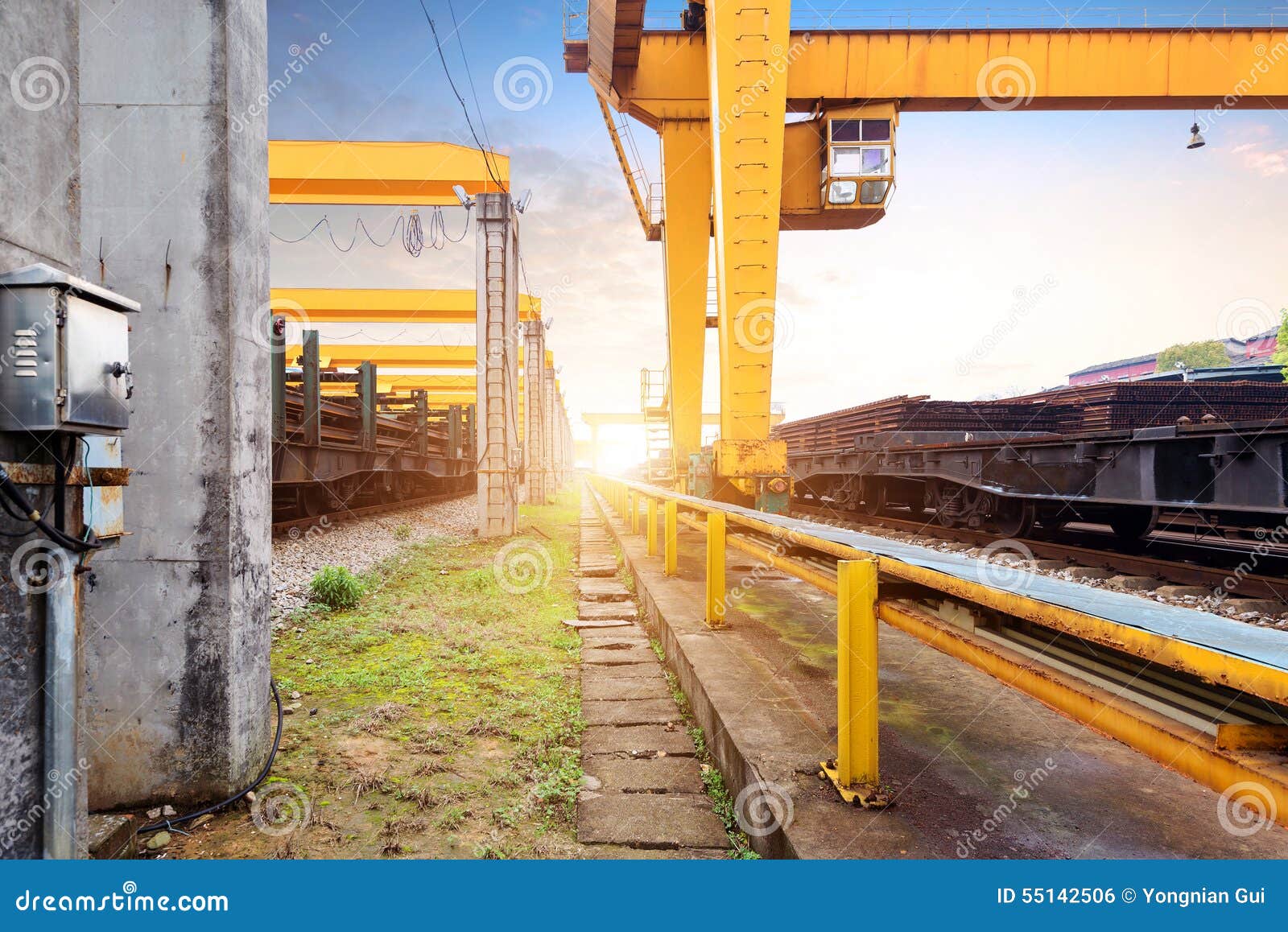 Pier stock photo. Image of loading, transportation, yard 55142506