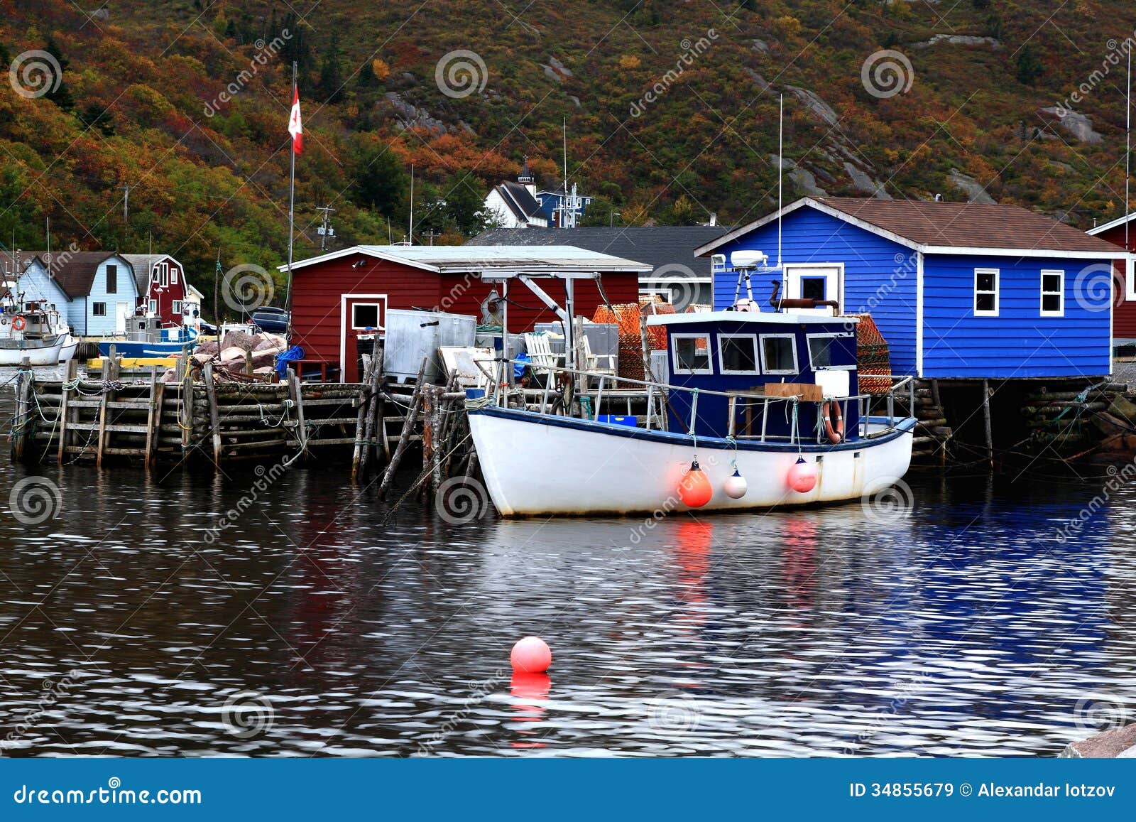 Pier For Crab Fishing Boats And Equipment Petty Harbor ...