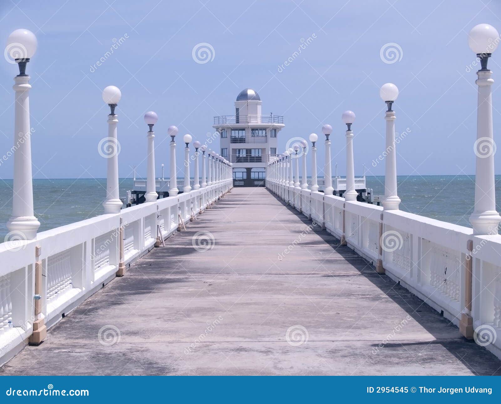 pier with observation tower