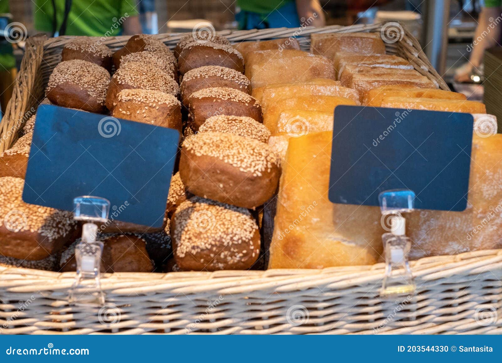 Pies on a Basket in a Bakery Stock Photo Image of breakfast, fresh