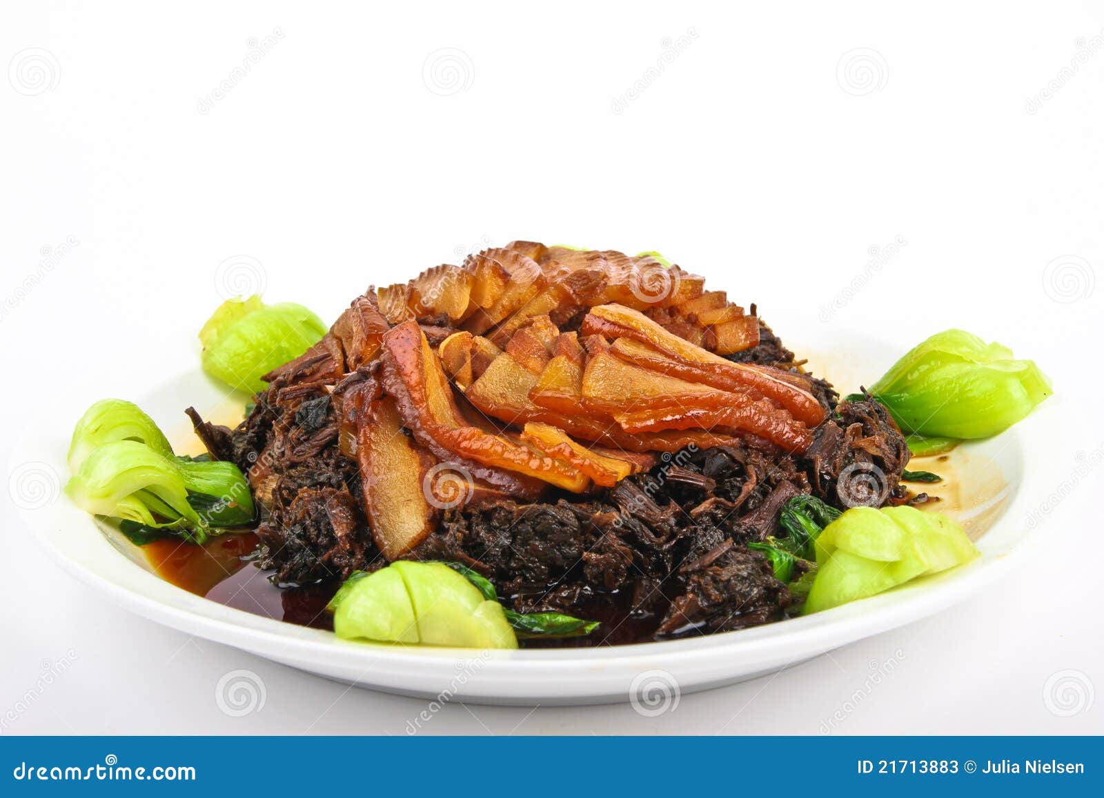 Pig Belly with Pickled Vegetables Stock Image Image of cabbage