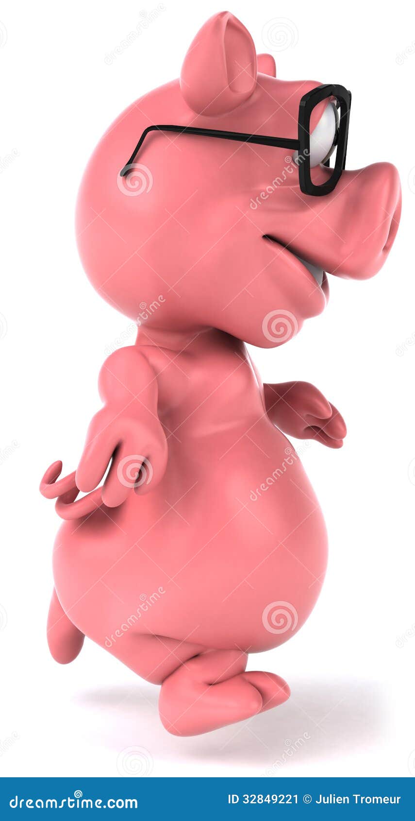 Pig and glasses stock illustration. Illustration of banquet - 32849221