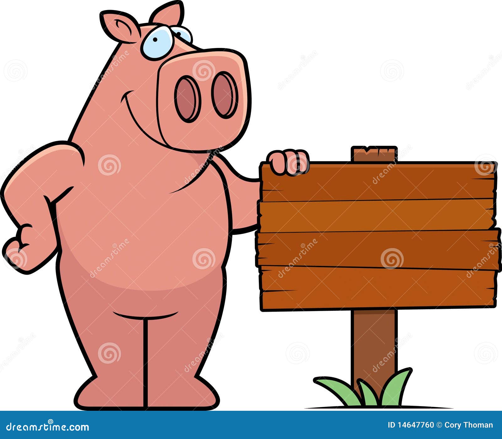 Pig Sign Stock Photo Image 14647760