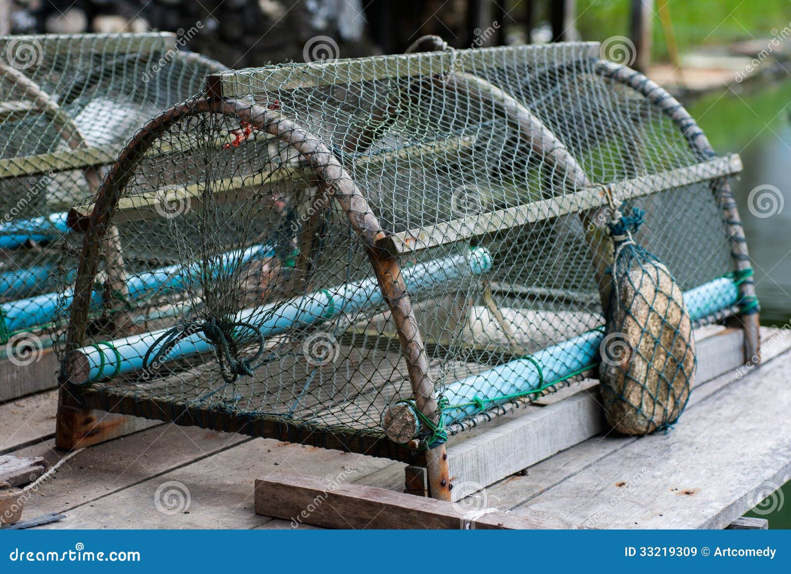 Grillage pour casier de pêche ou aquaculture