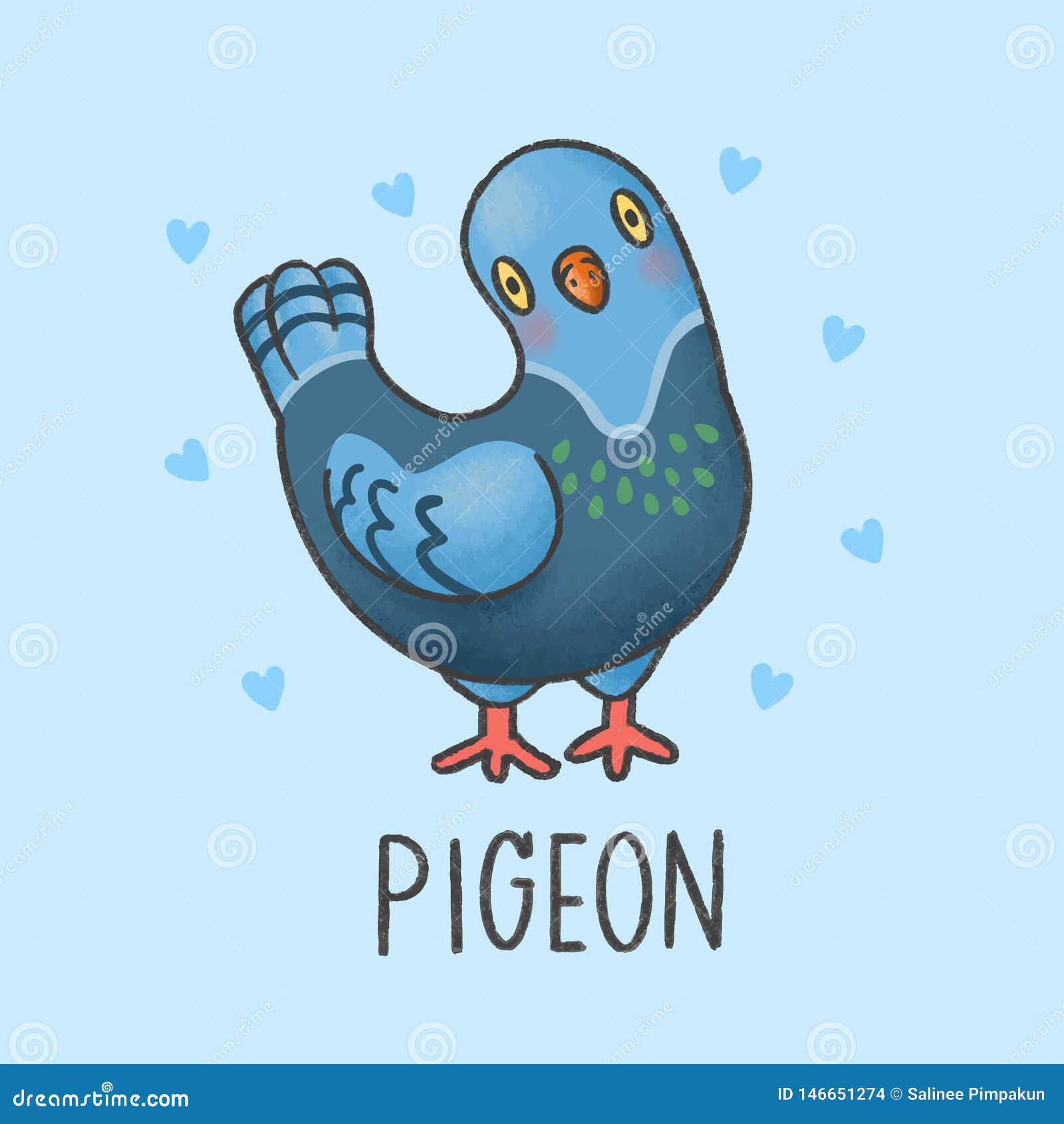 Pigeon Bird Cartoon Hand Drawn Style Stock Vector - Illustration of draw, baby: 146651274 Pigeon Bird Cartoon Hand Drawn Style Stock Vector - Illustration of draw, baby: 146651274