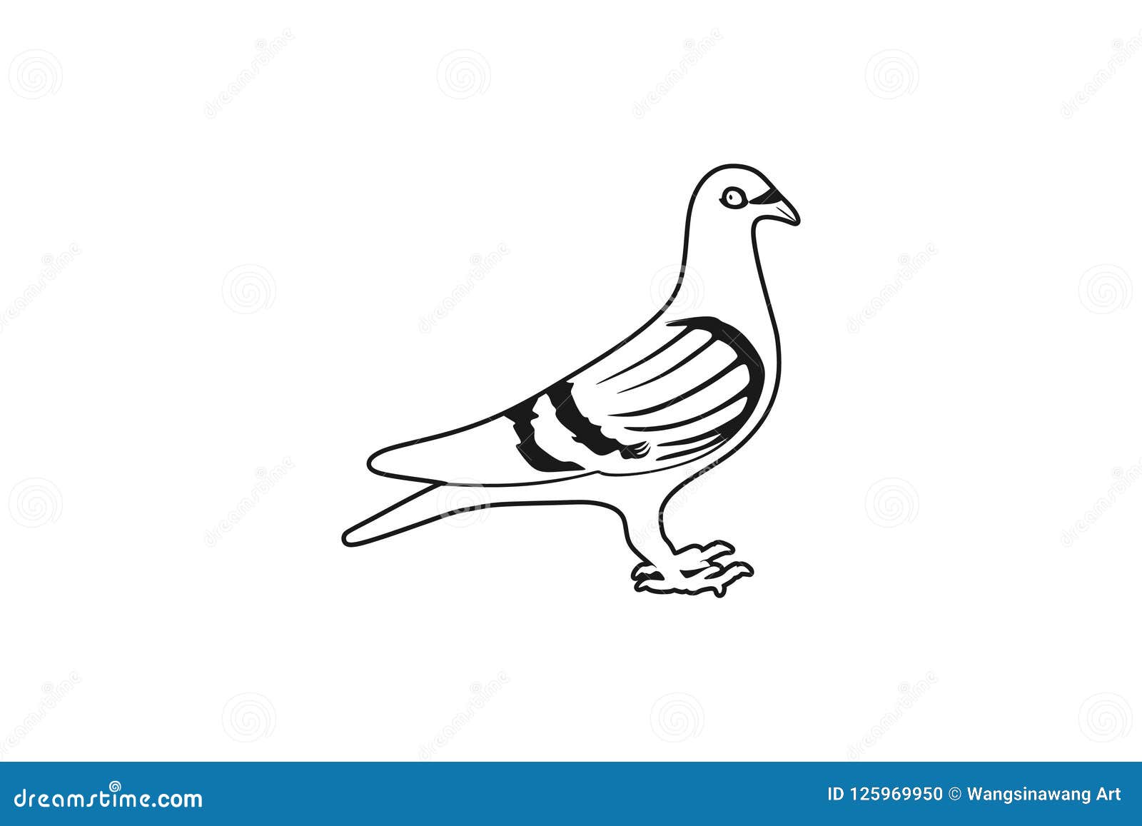 pigeon Logo by Blessing Source 😎 We are Blessed We are Skilled on Dribbble