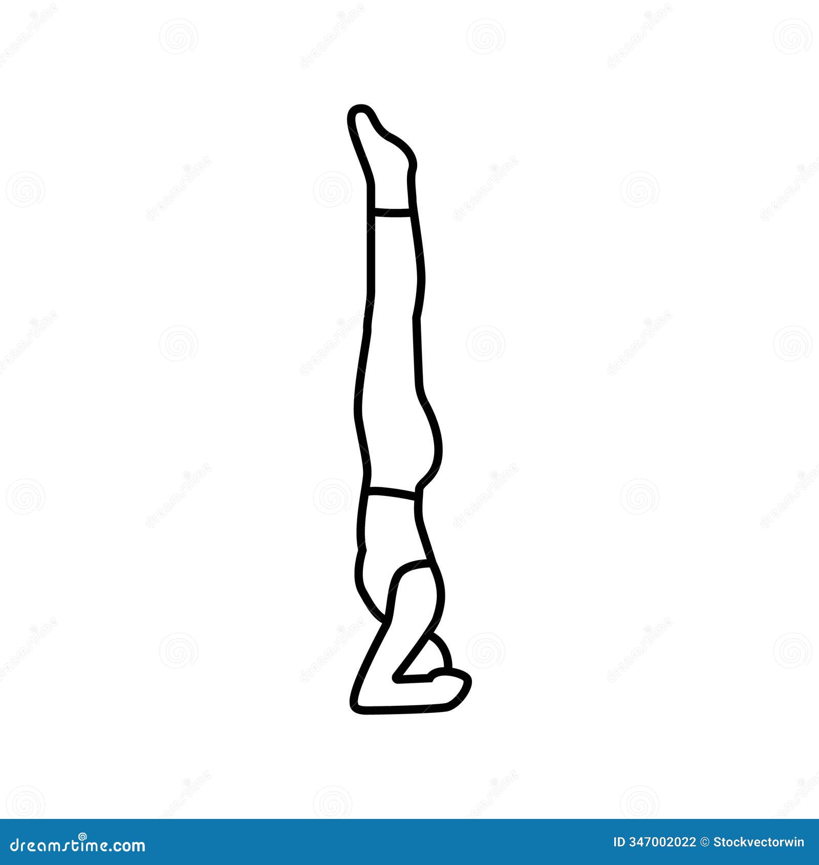 pigeon pose eka pada rajakapotasana yoga line icon  