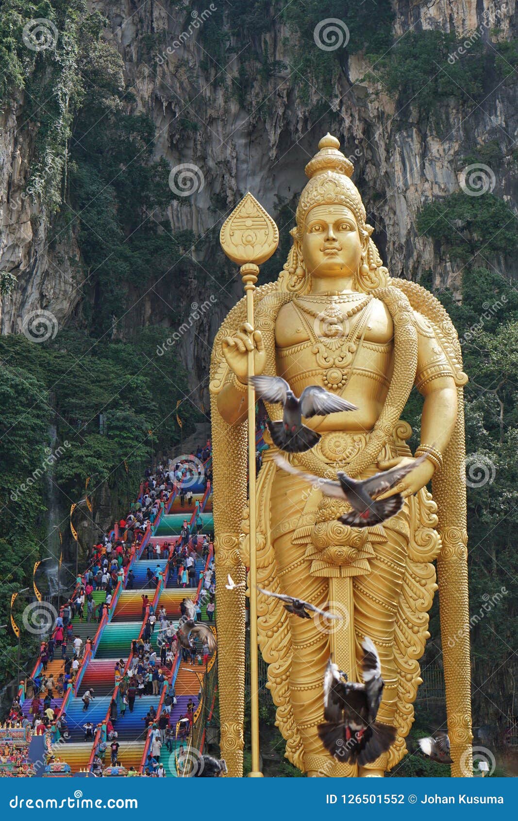 Murugan Statue, Batu Cave, Selangor, Malaysia Editorial Photography