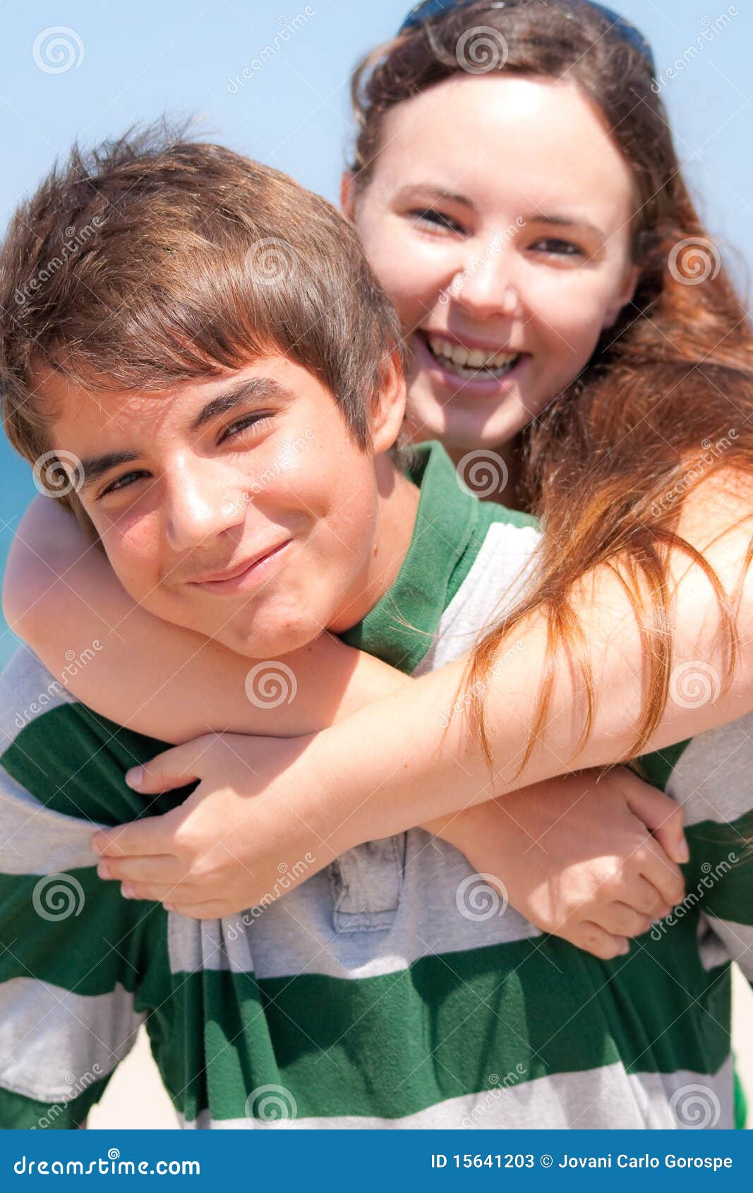 Piggyback ride stock image. Image of happiness, boys - 33996903