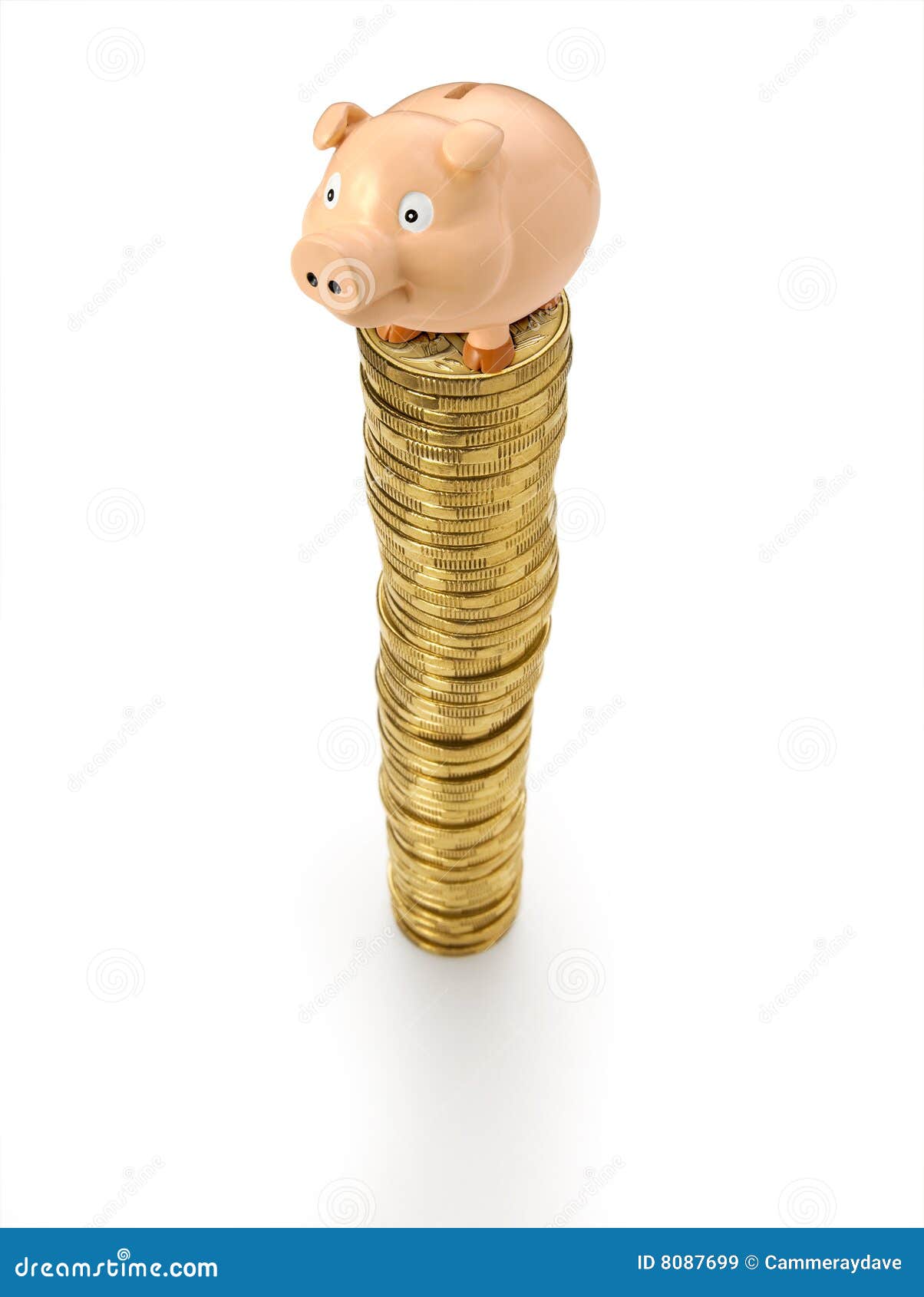 piggy bank coins stack money