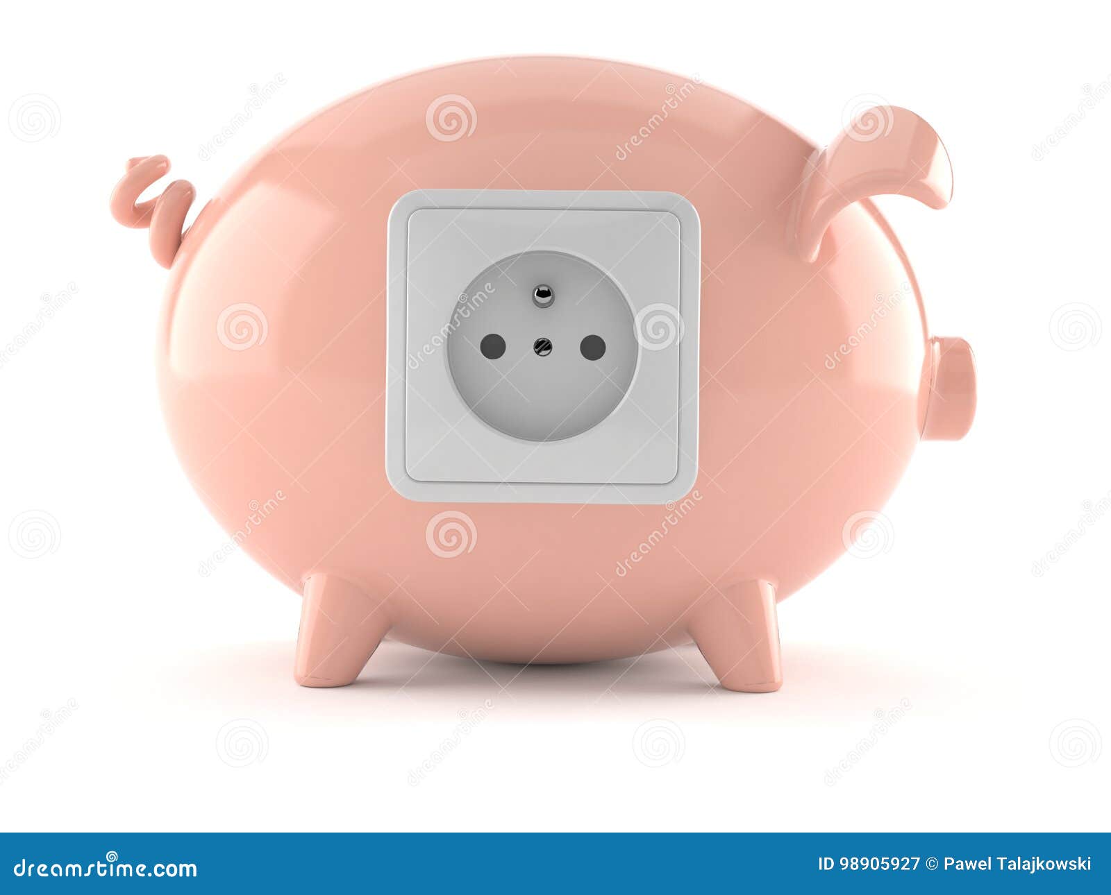 Piggy Bank Electric Socket Stock Illustrations 35 Piggy Bank Electric