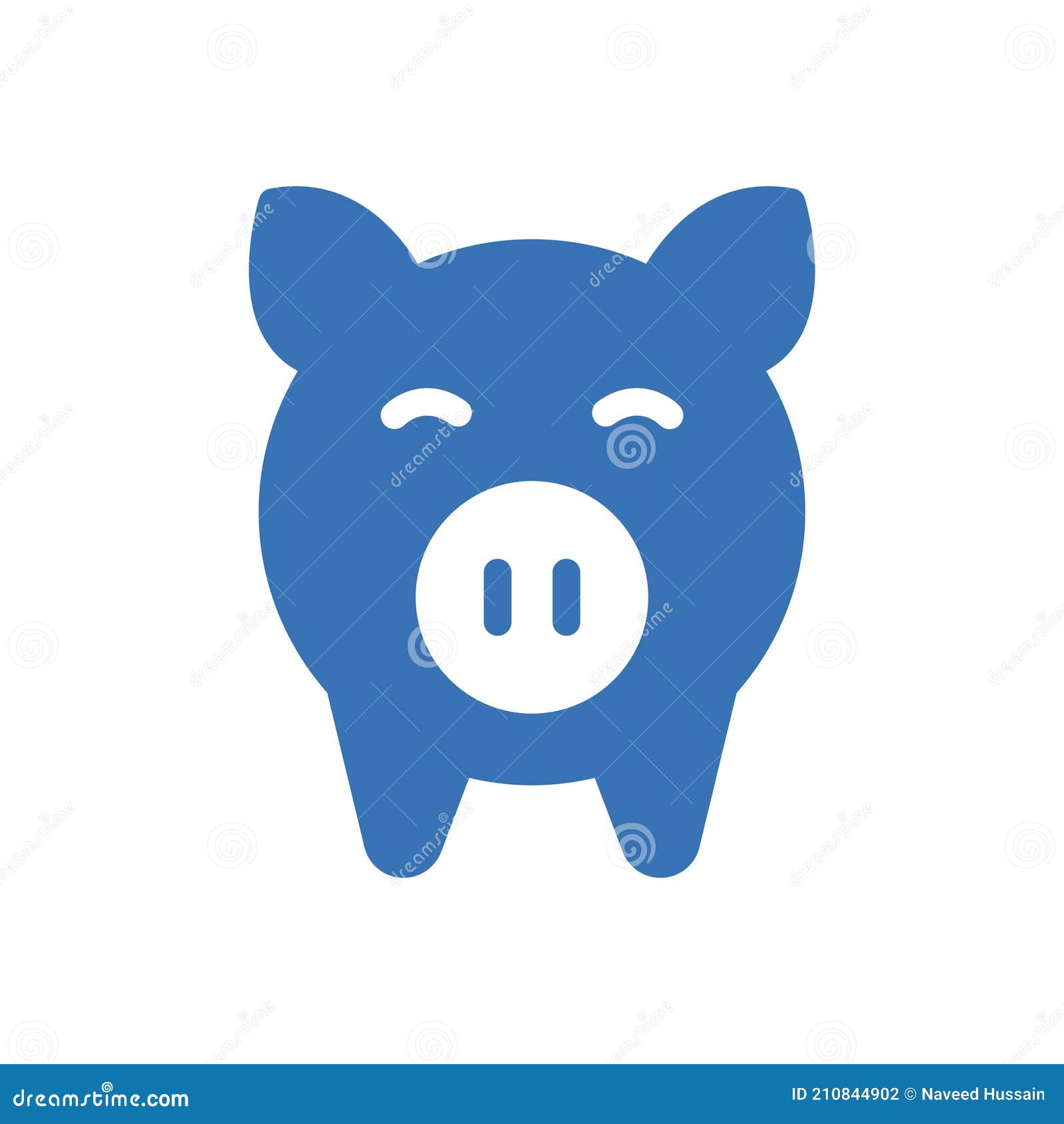 Piggy stock vector. Illustration of account, bank, trading 210844902