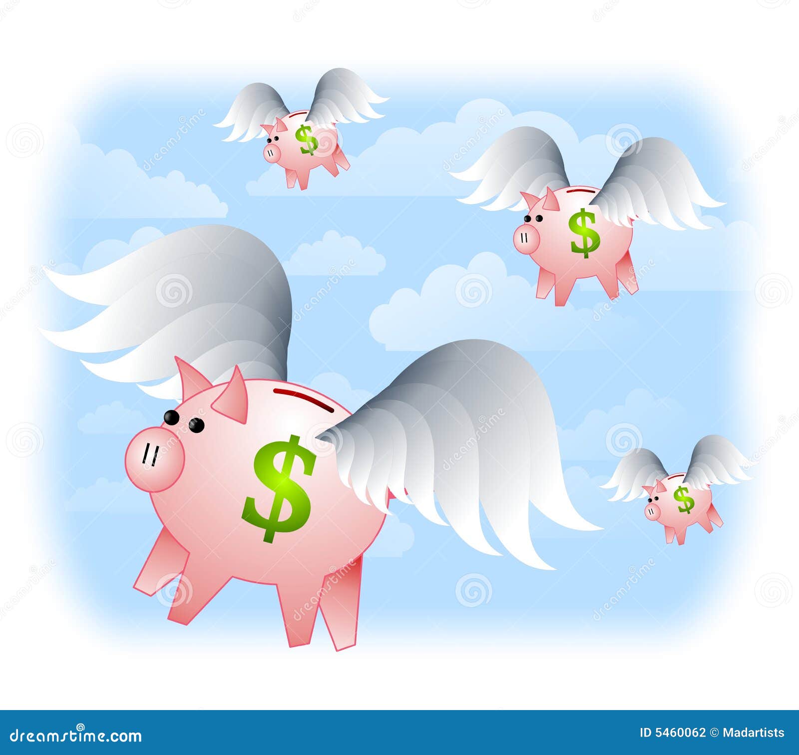 clipart flying money - photo #50