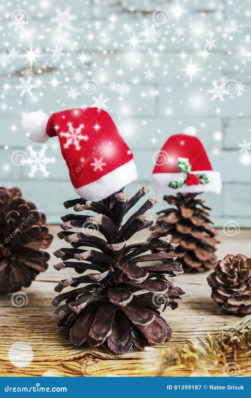 Decorazioni Natalizie Cappellini Con La Lana Accessori Natalizi Da